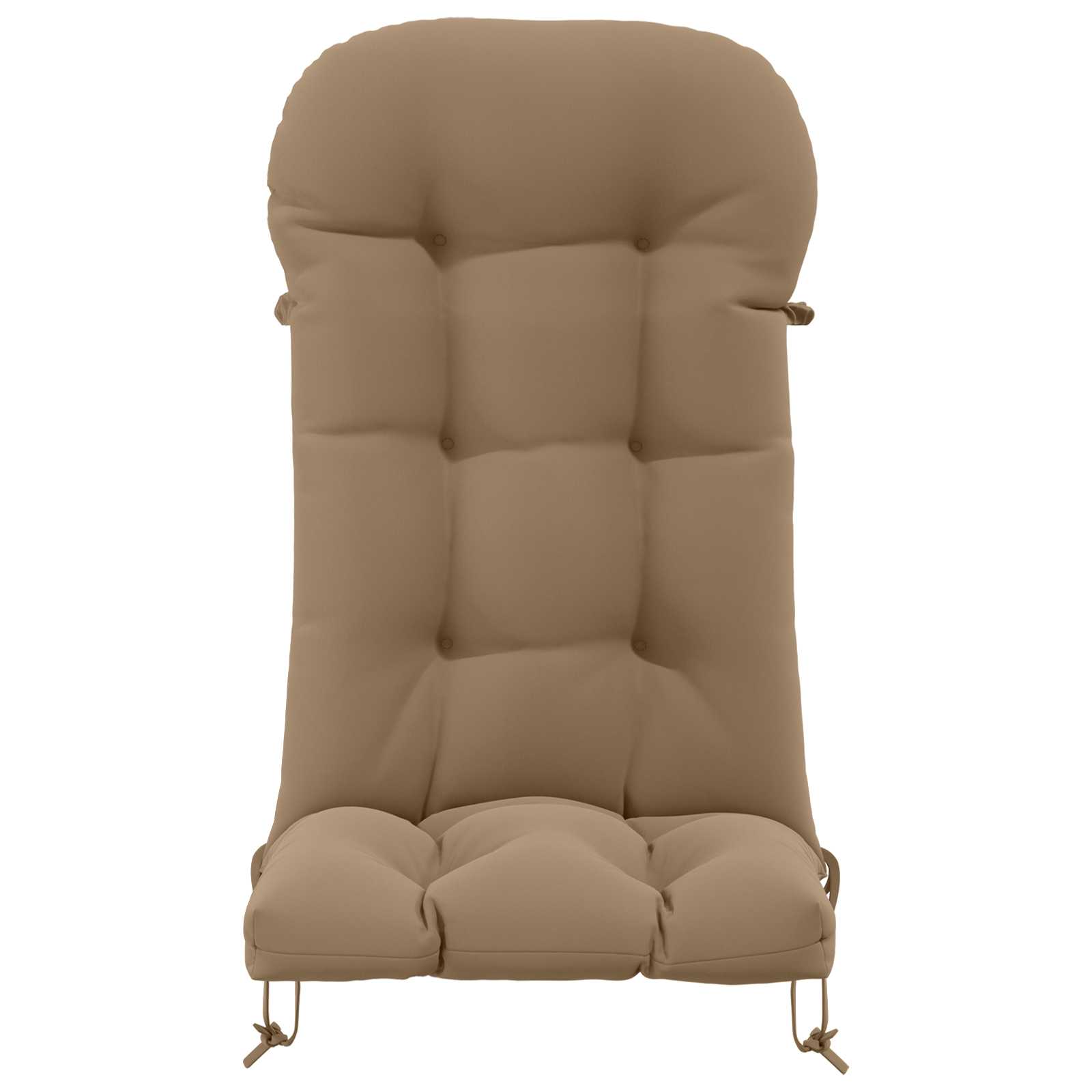Cuscino per Lounger Sole PUTTEN 100% Poliestere Tortora