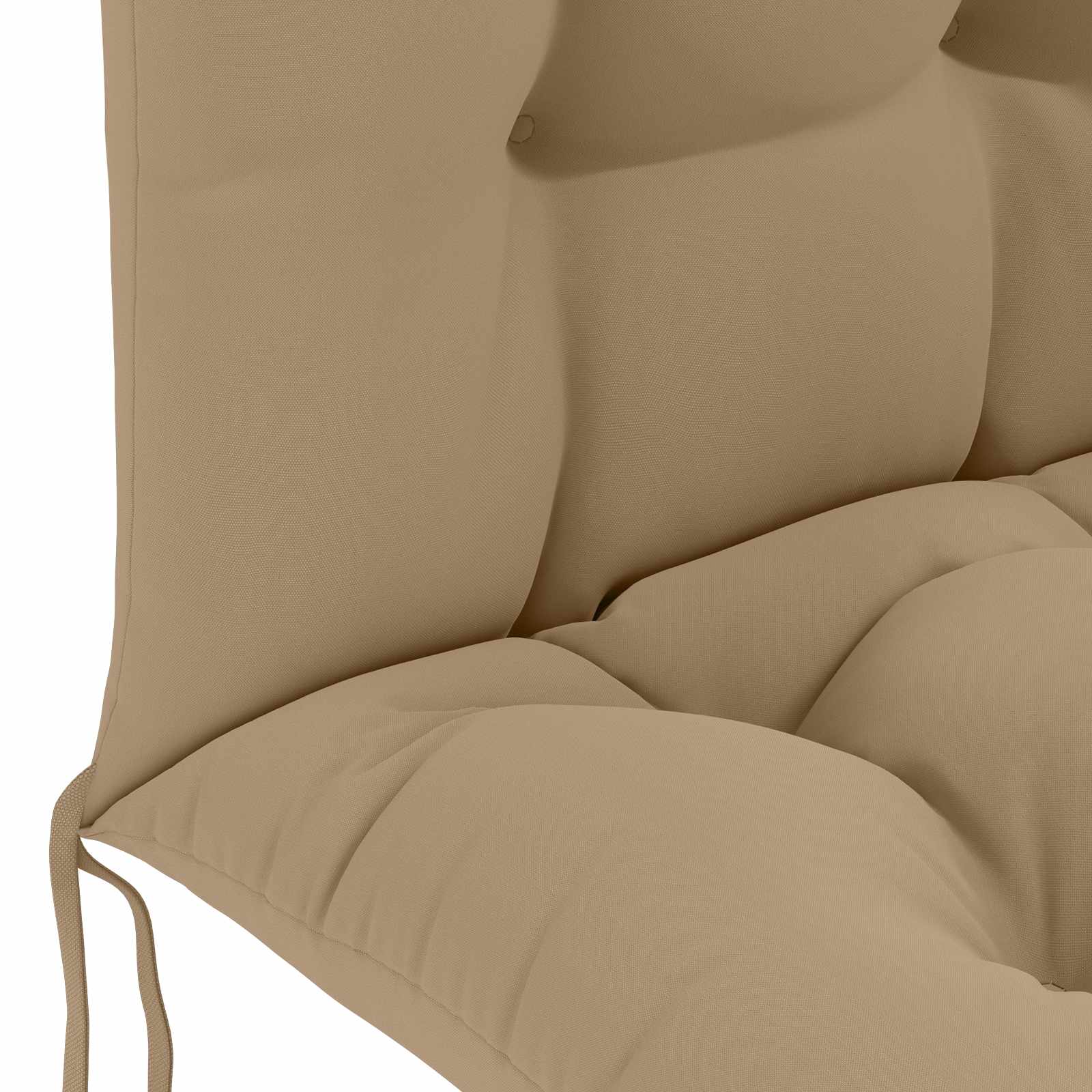 Cuscino per Lounger Sole PUTTEN 100% Poliestere Tortora