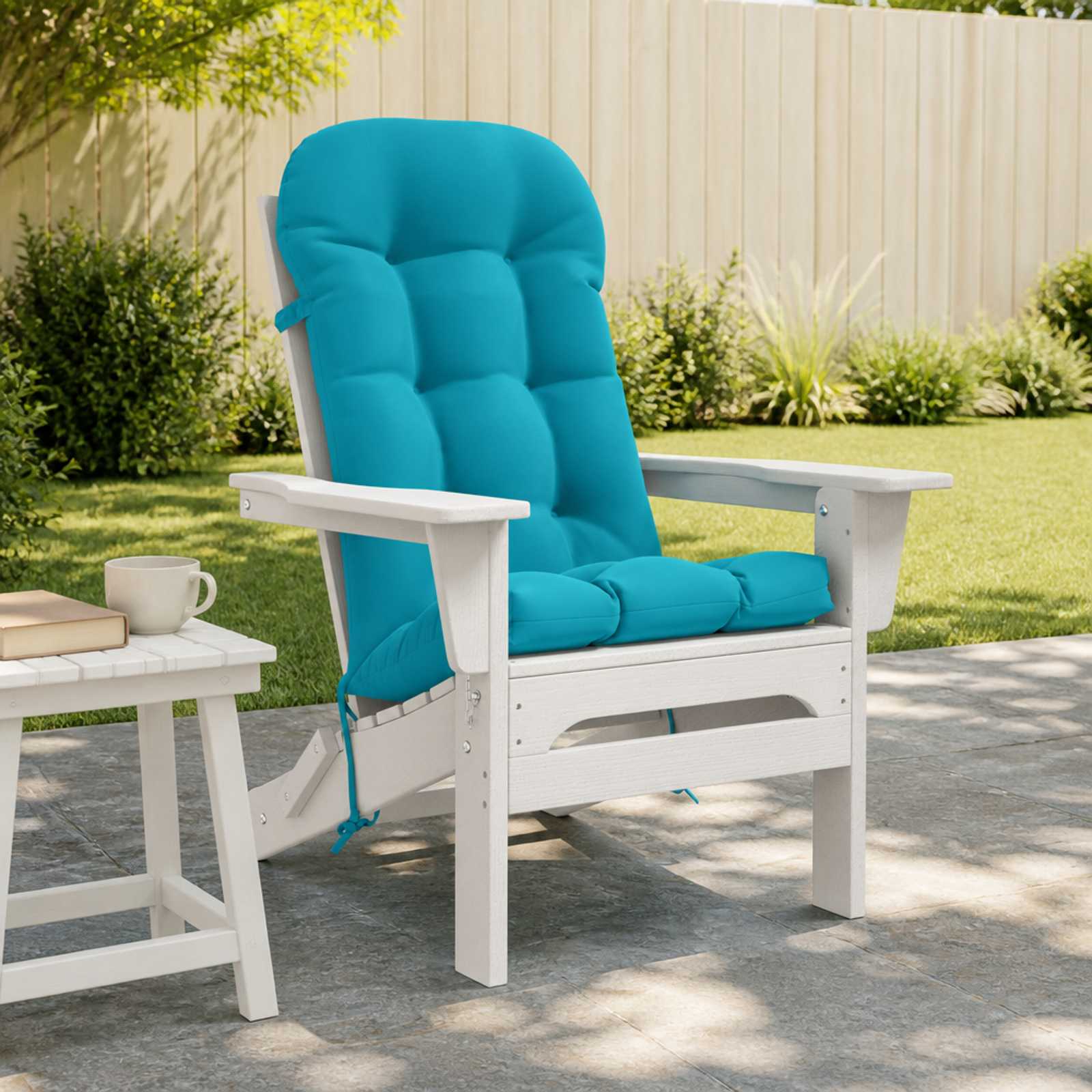 Cuscino per Lounger Sole PUTTEN 100% Poliestere Turchese