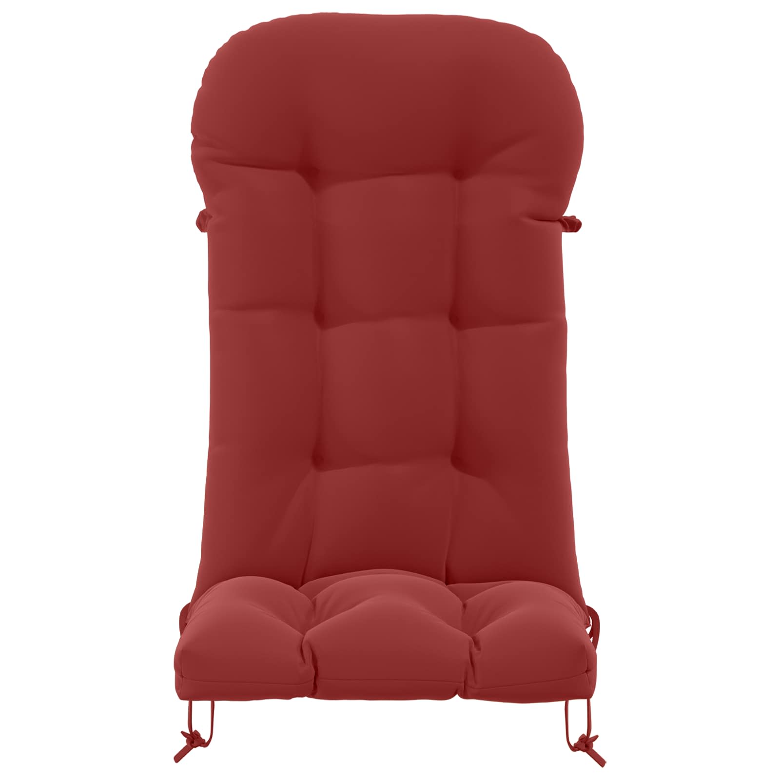 Cuscino per Lounger Sole PUTTEN 100% Poliestere Rosso Vino