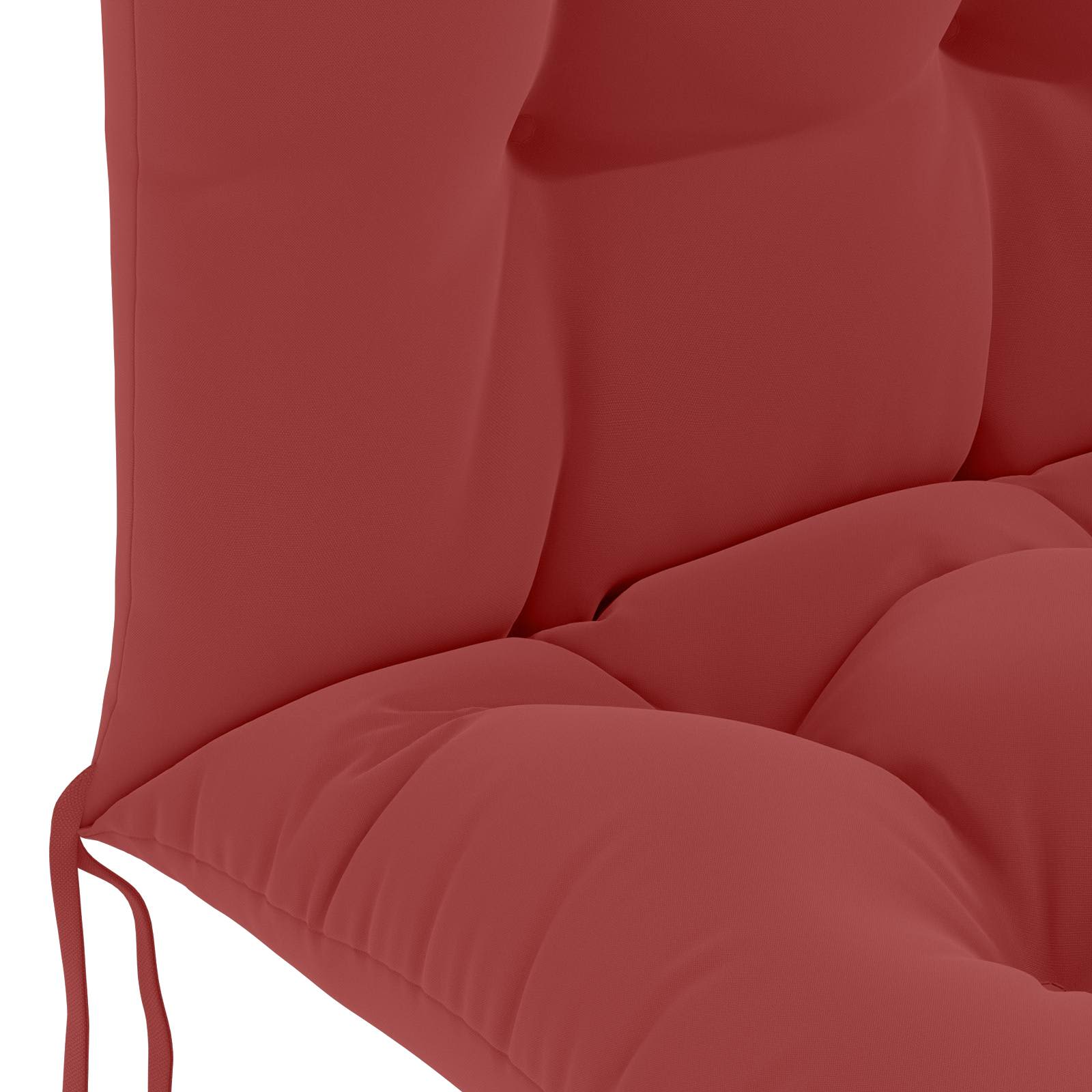 Cuscino per Lounger Sole PUTTEN 100% Poliestere Rosso Vino