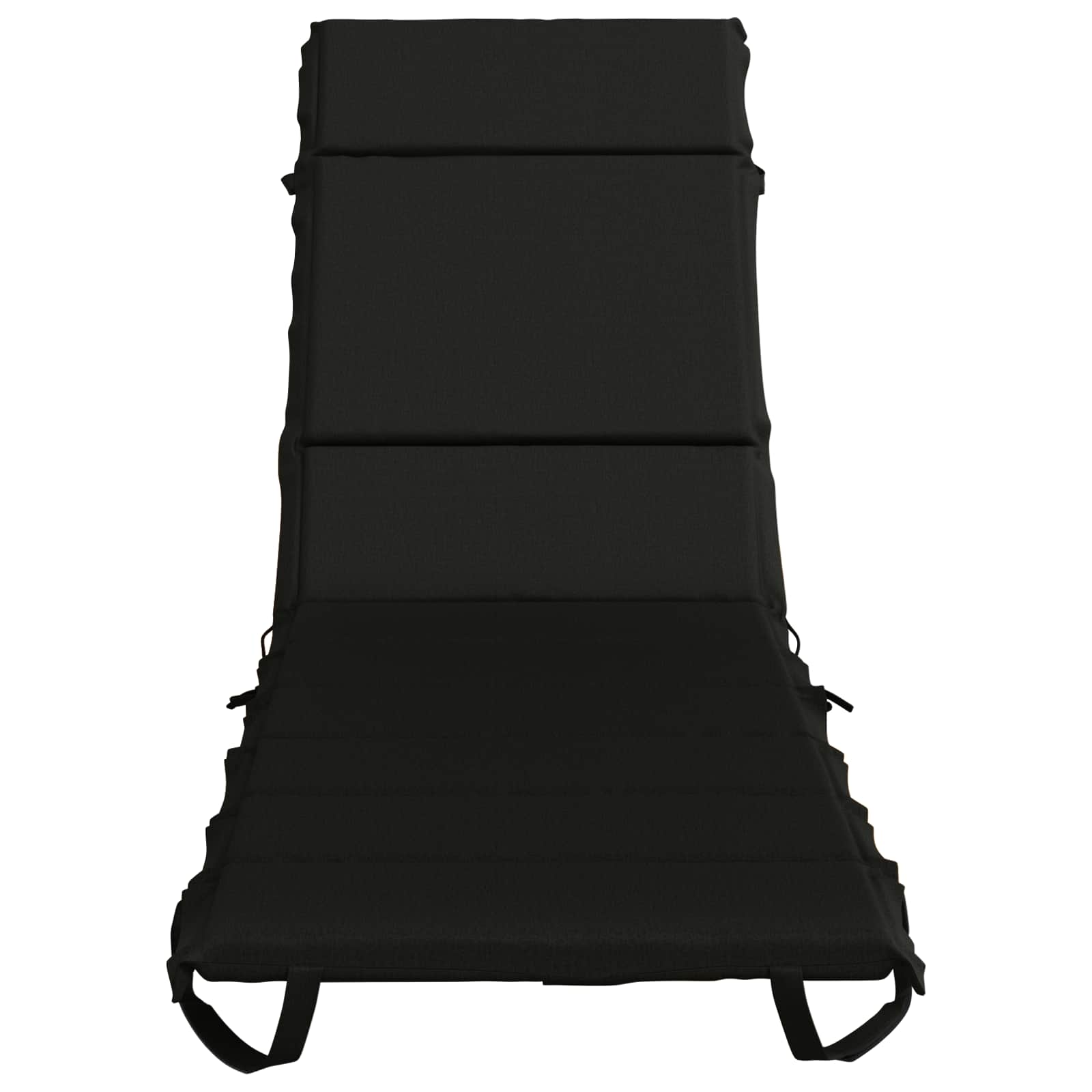 Cuscino per Lettino GEMERT 100% Poliestere Nero 200 x 50 x 3 cm