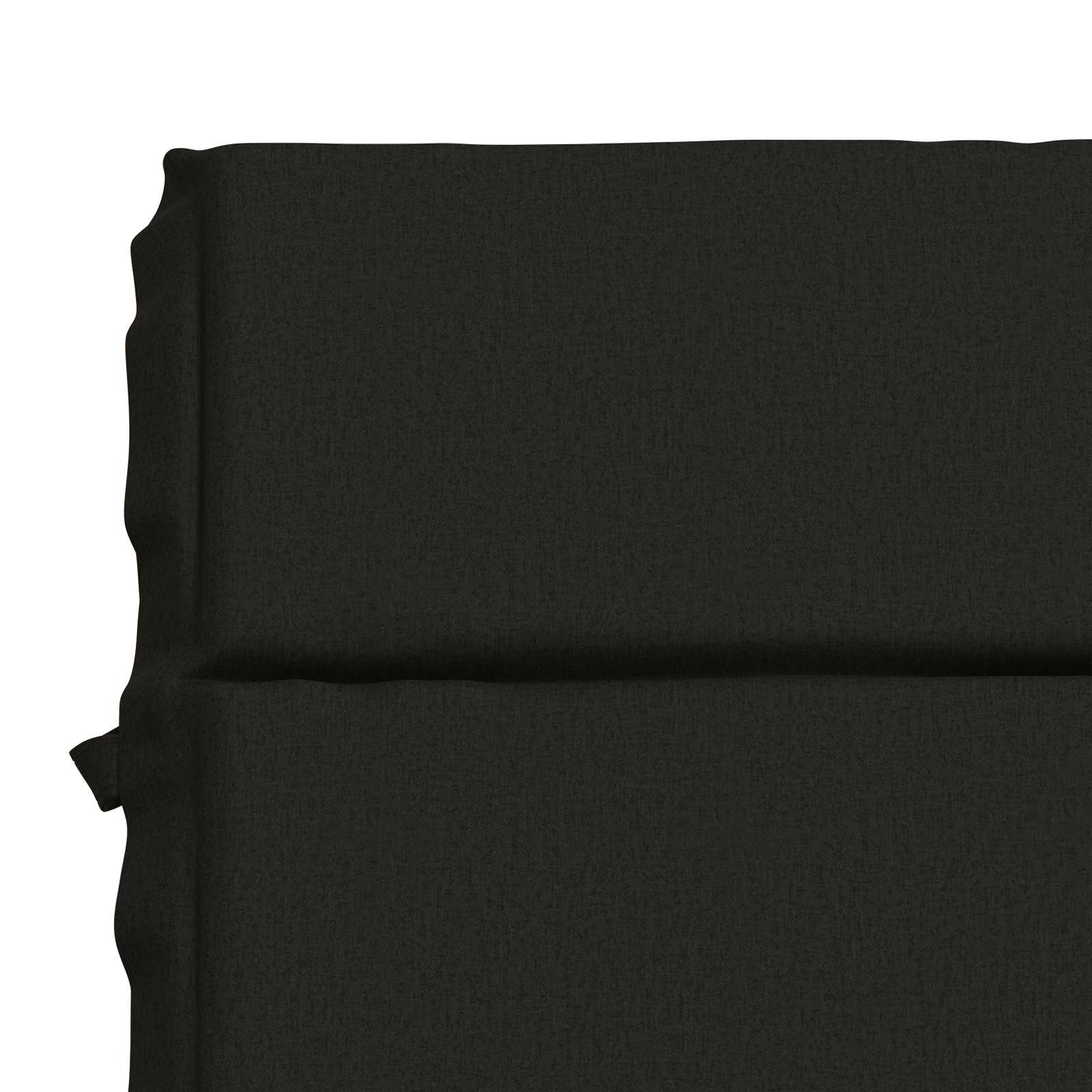Cuscino per Lettino GEMERT 100% Poliestere Nero 200 x 50 x 3 cm