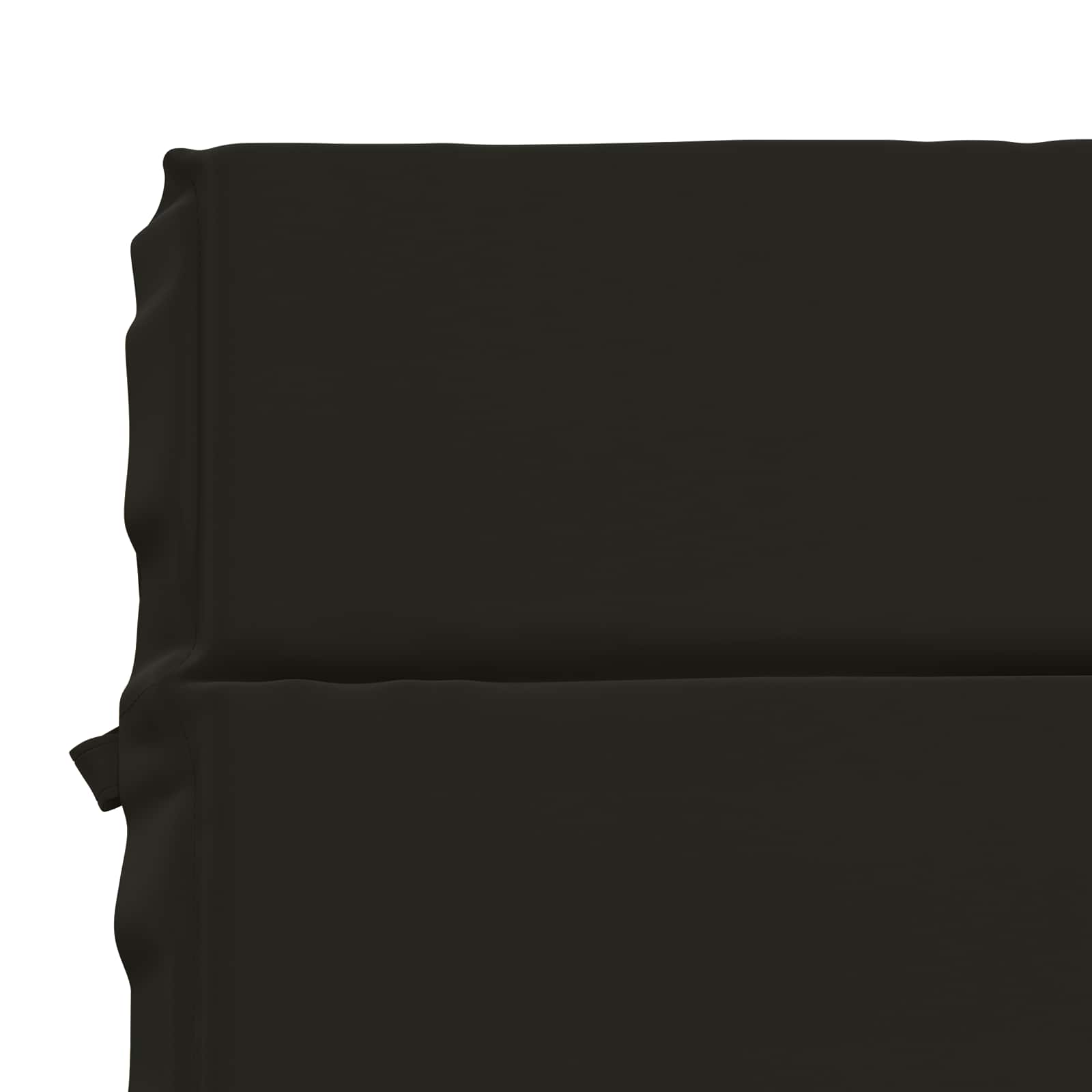 Cuscino per Lettino GEMERT 100% Poliestere Nero 200 x 50 x 3 cm