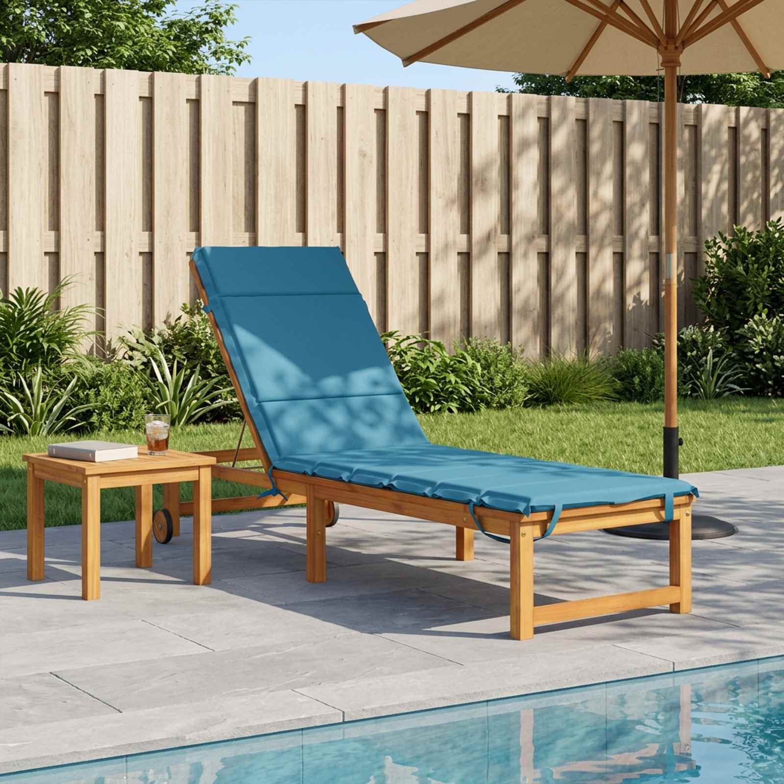 Cuscino per Lettino GEMERT 100% Poliestere Azzurro
