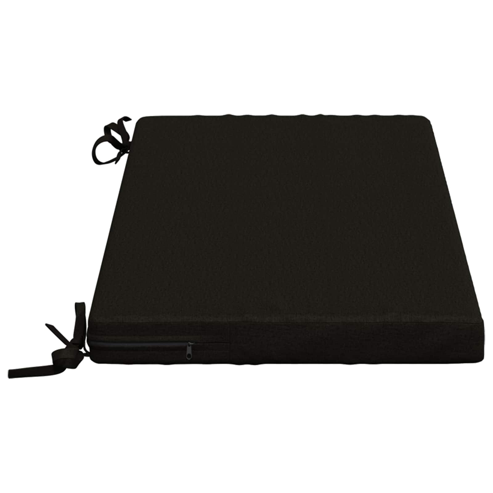 Cuscino per panchina SOEST 100% Poliestere Nero 60 x 40 x 5 cm