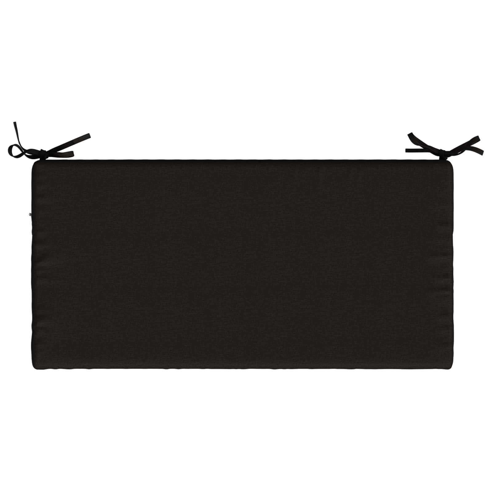 Cuscino per panchina SOEST 100% Poliestere Nero 60 x 40 x 5 cm