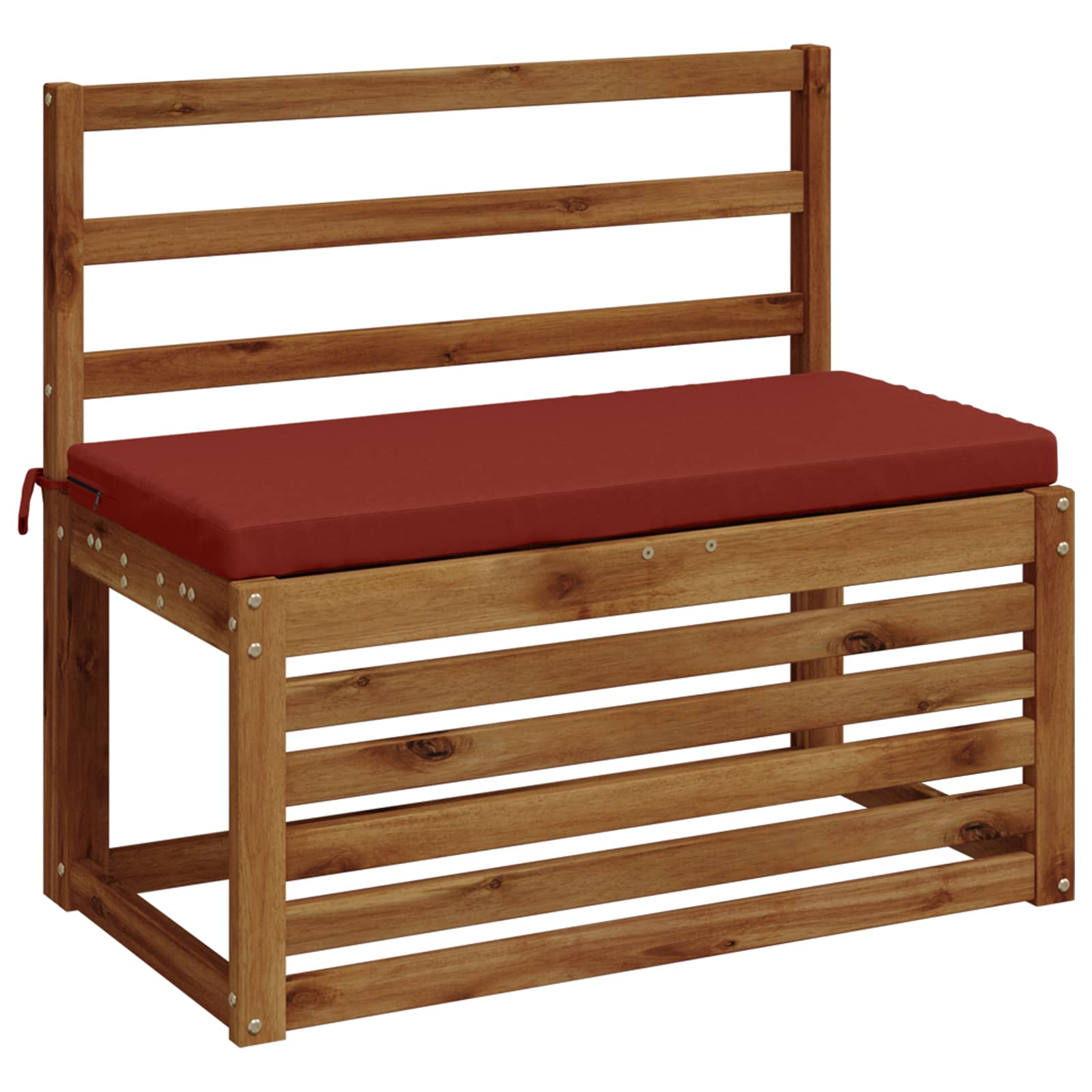 Cuscino per panchina SOEST 100% Poliestere Rosso 60 x 40 x 5 cm