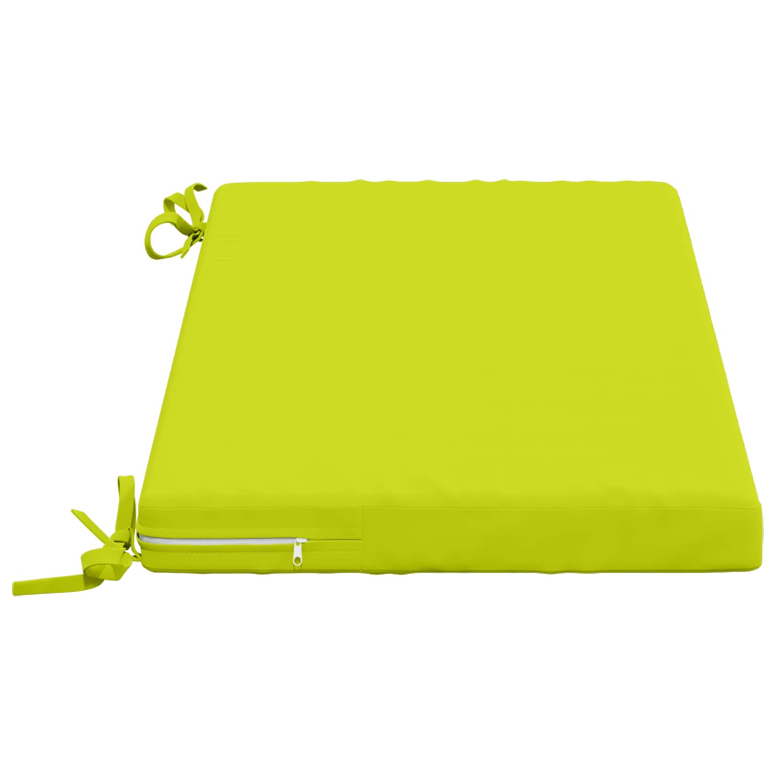 Cuscino per panchina SOEST 100% Poliestere Verde brillante.