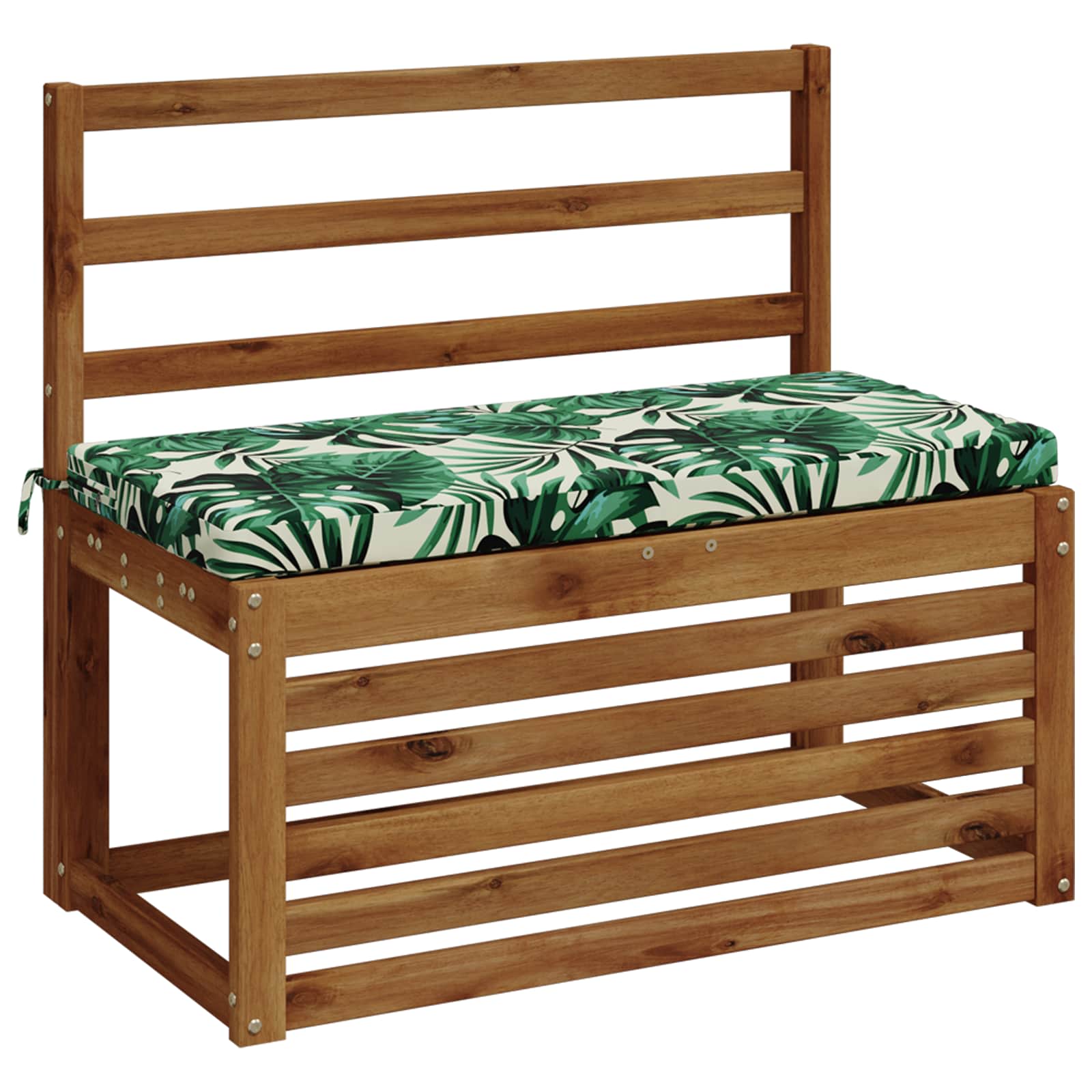 Cuscino per panchina SOEST 100% Poliestere Motivo a Foglie