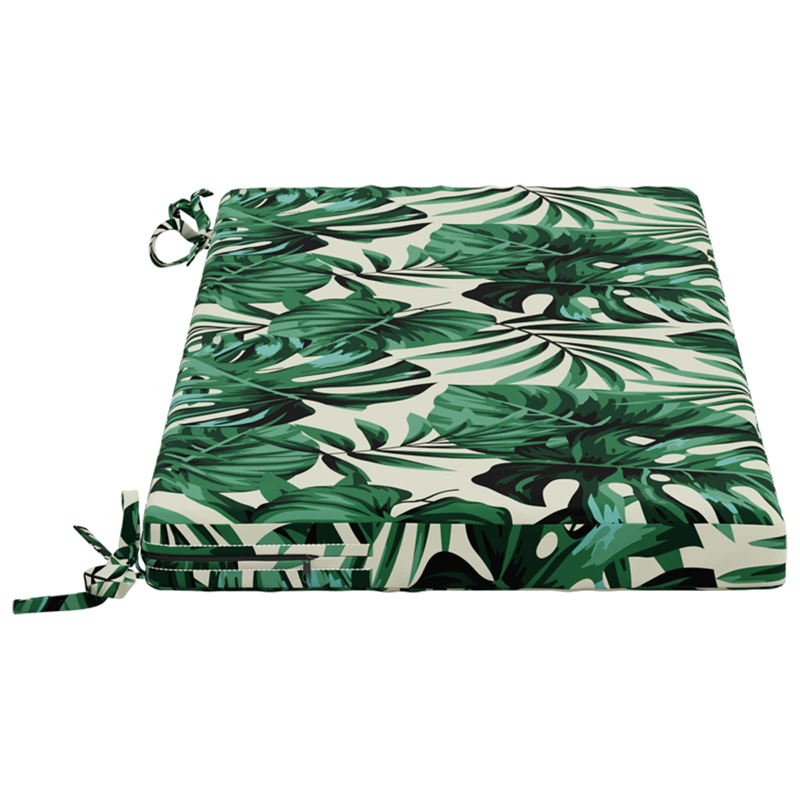 Cuscino per panchina SOEST 100% Poliestere Motivo a Foglie