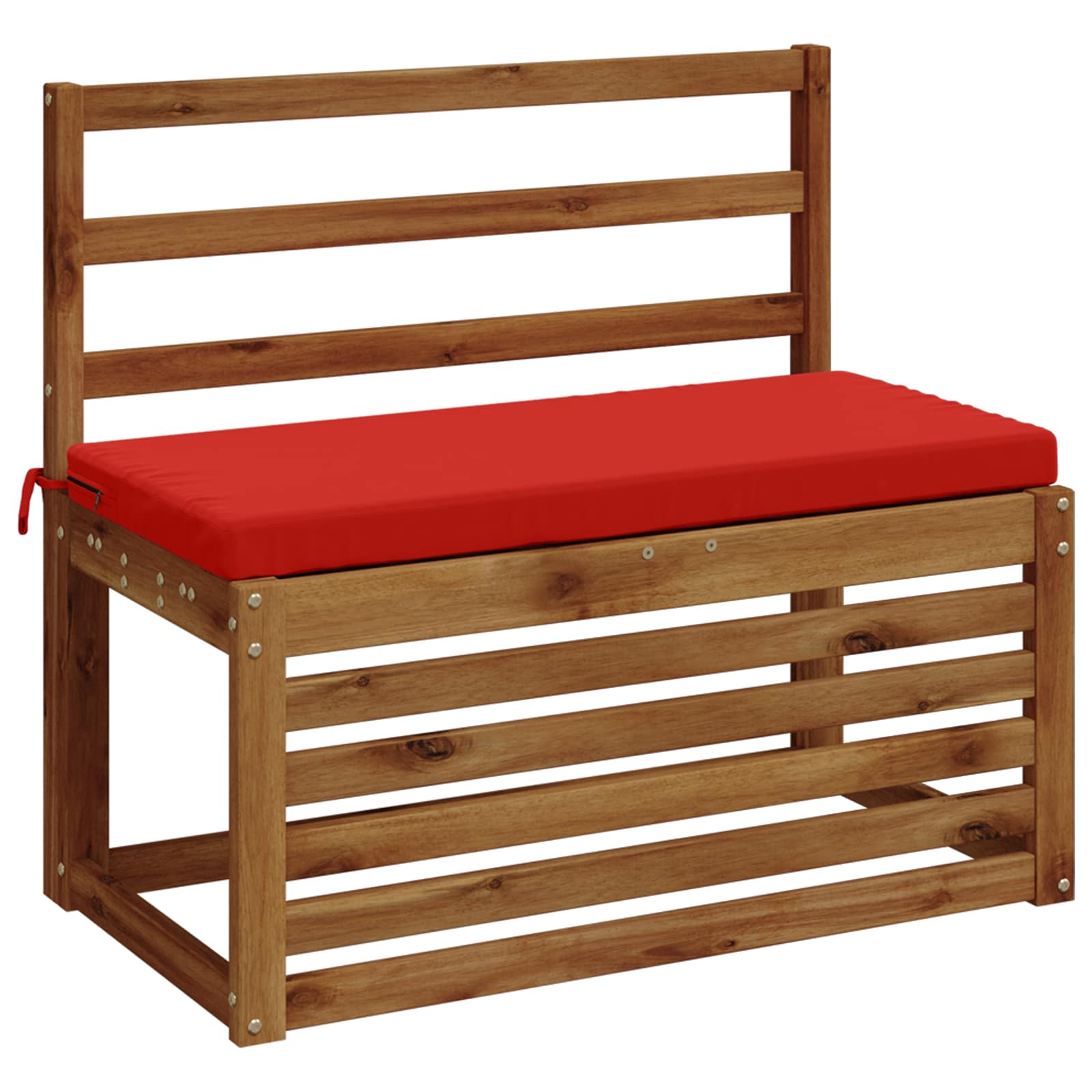 Cuscino per panchina SOEST 100% Poliestere Rosso 60 x 40 x 5 cm