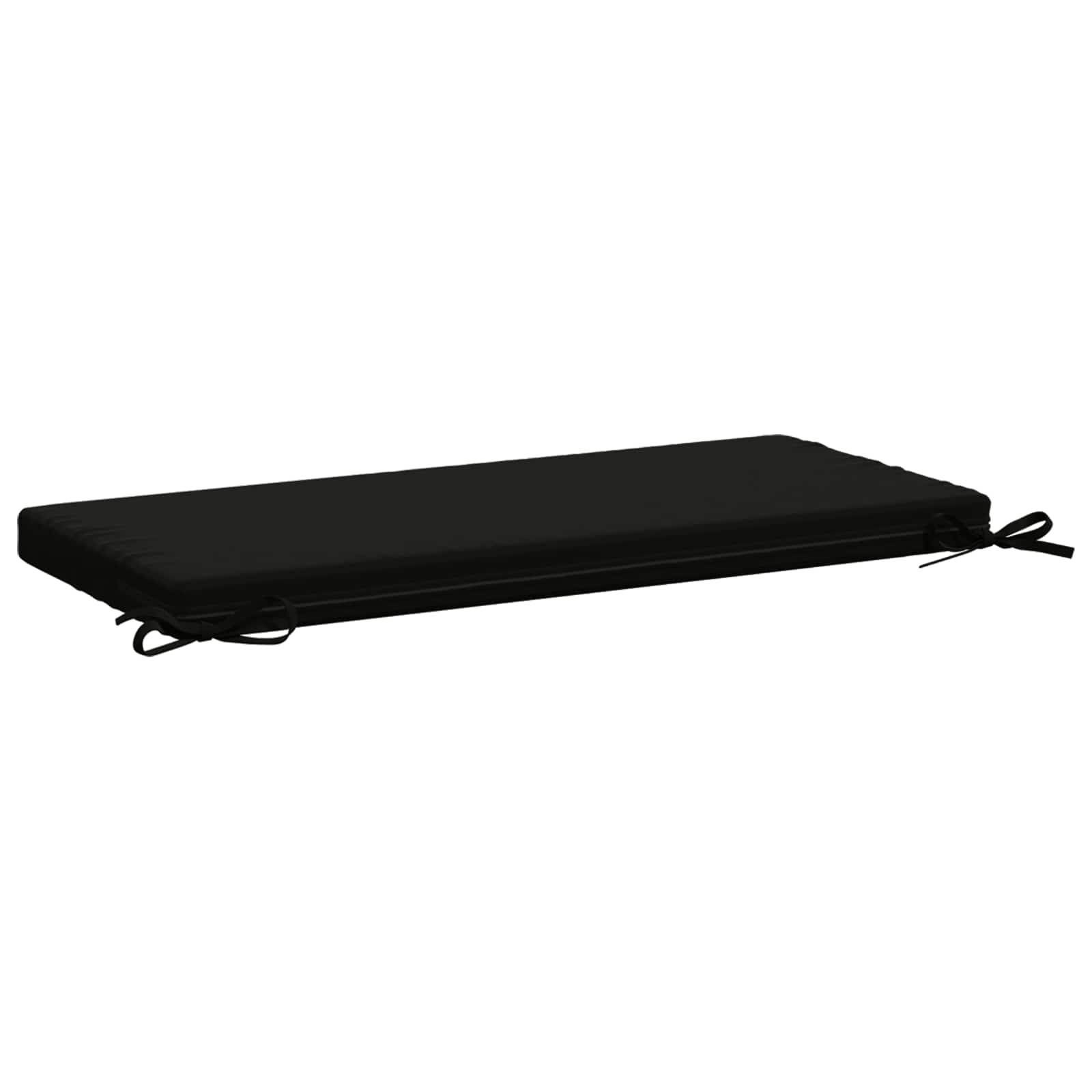 Cuscino per panchina SOEST 100% Poliestere Nero 80 x 40 x 5 cm