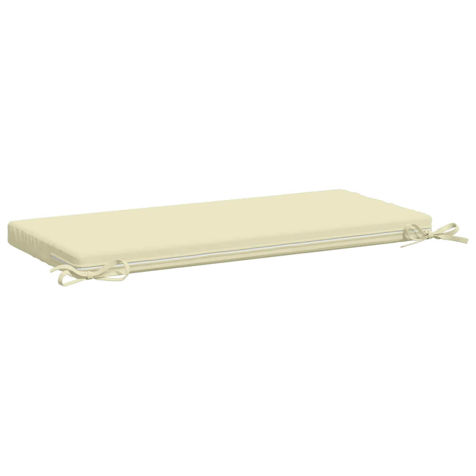 Cuscino per panchina SOEST 100% Poliestere Crema 80 x 40 x 5 cm