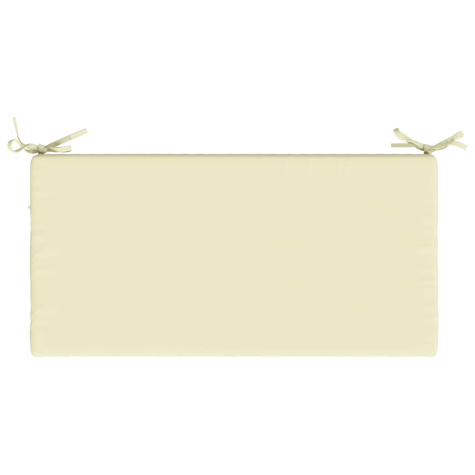 Cuscino per panchina SOEST 100% Poliestere Crema 80 x 40 x 5 cm