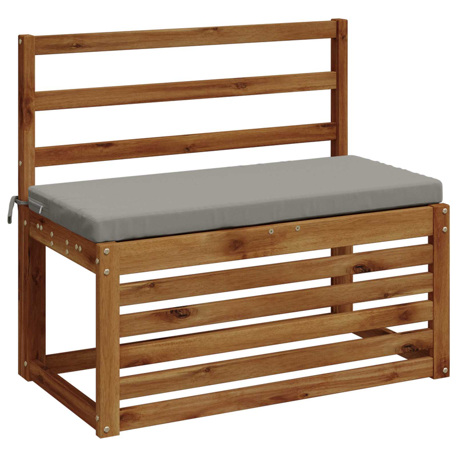 Cuscino per panchina SOEST 100% Poliestere Grigio