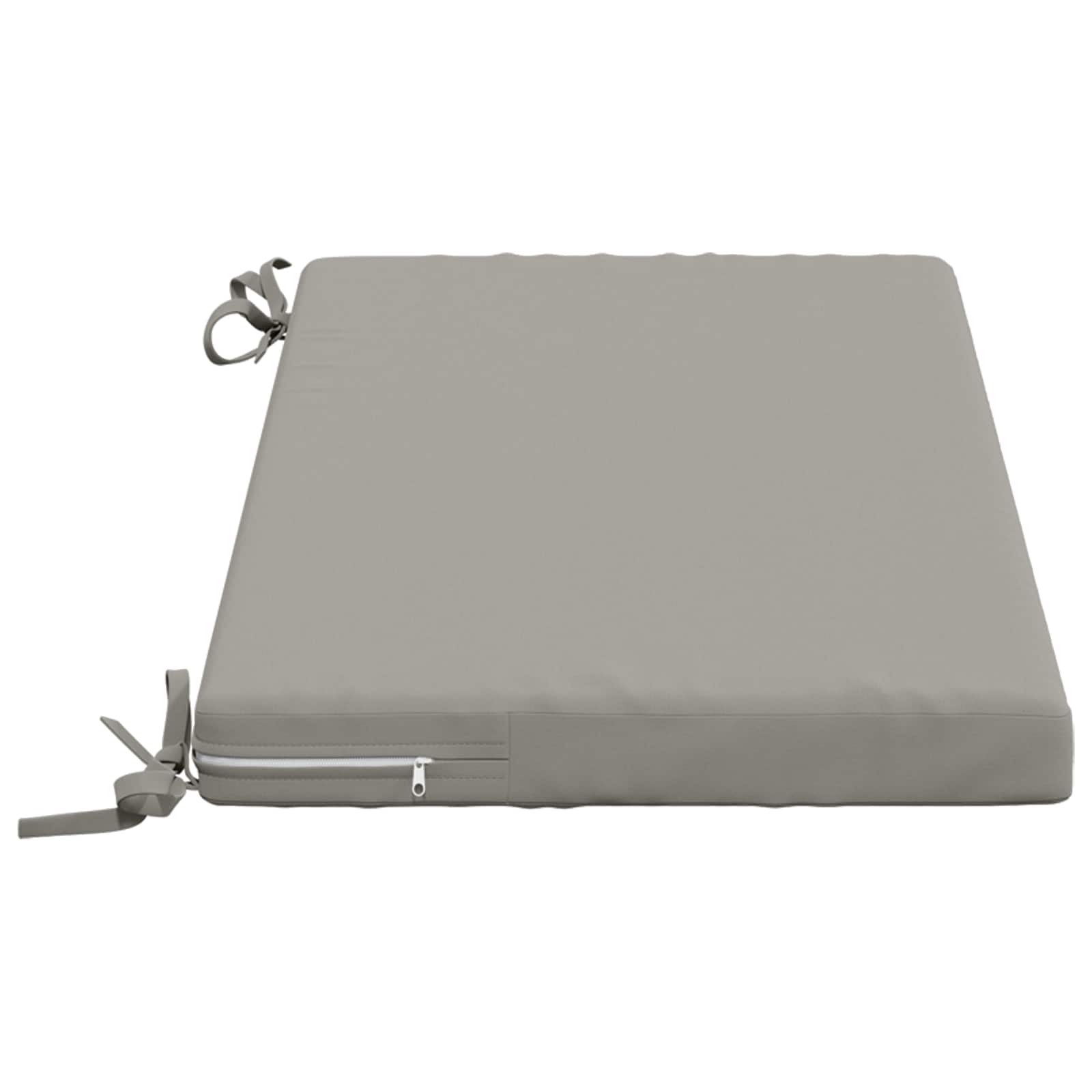 Cuscino per panchina SOEST 100% Poliestere Grigio