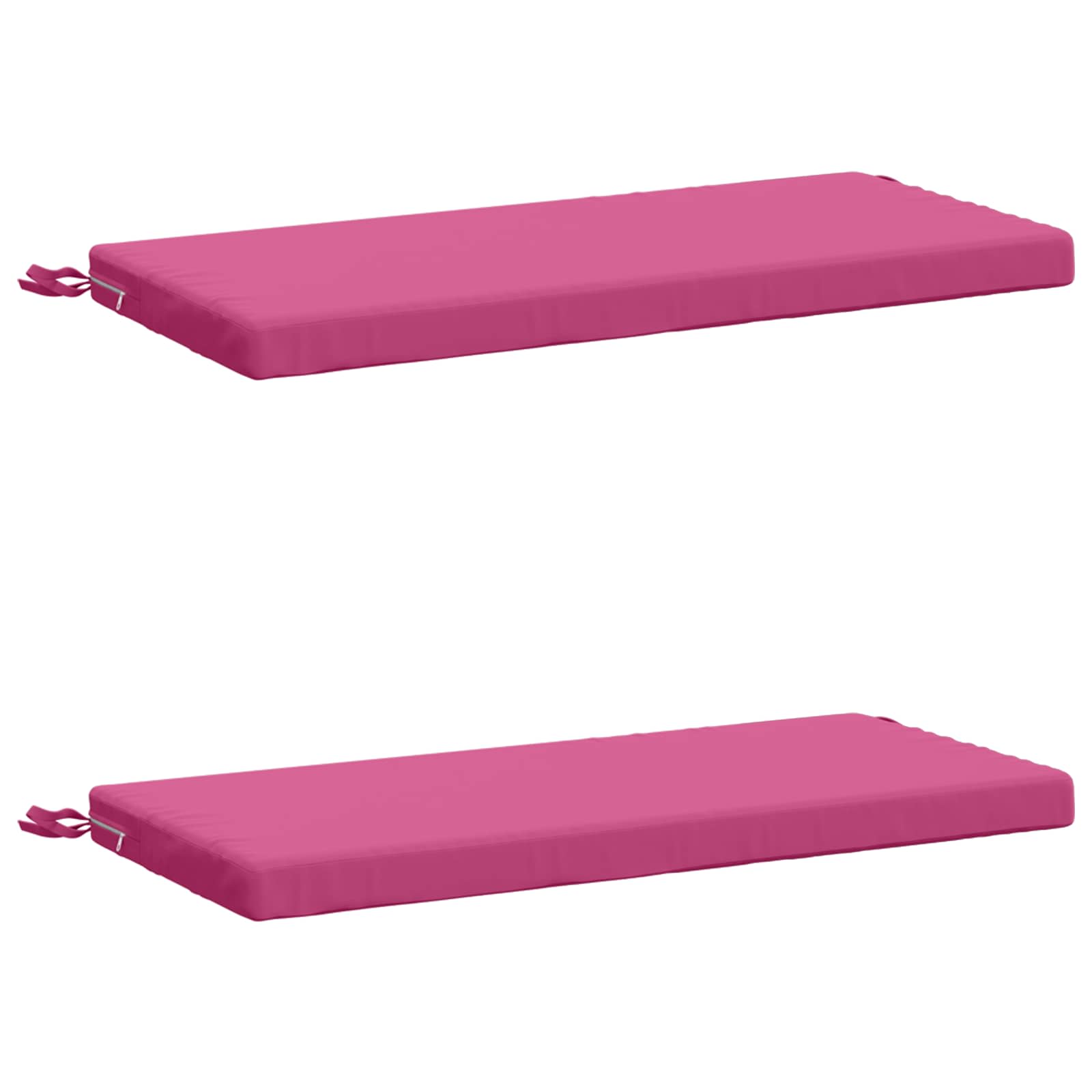 Cuscini per Panchina a 2 Pezzi SOEST 2 pz 100% Poliestere Rosa