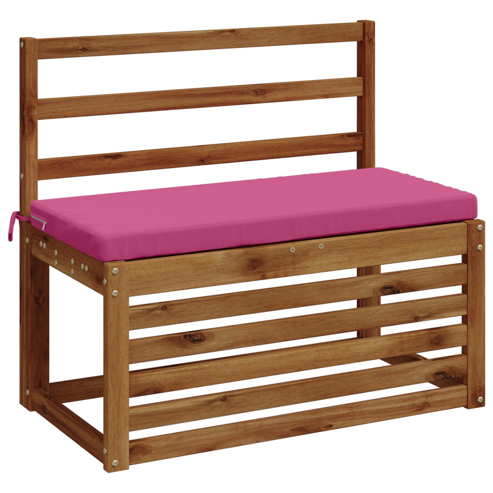 Cuscini per Panchina a 2 Pezzi SOEST 2 pz 100% Poliestere Rosa