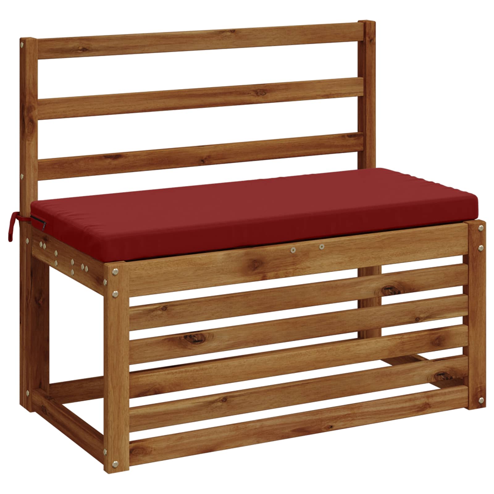 Cuscino per panchina SOEST 100% Poliestere Rosso Vino