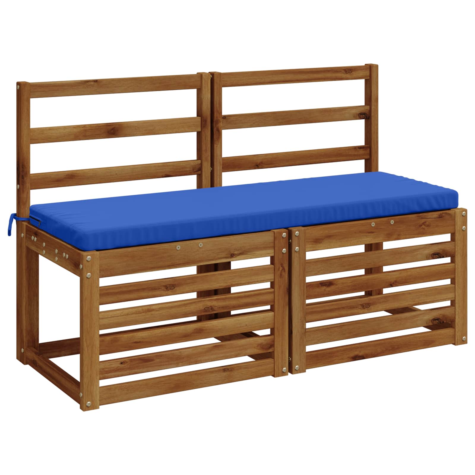 Cuscino per panchina SOEST 100% Poliestere Blu Reale