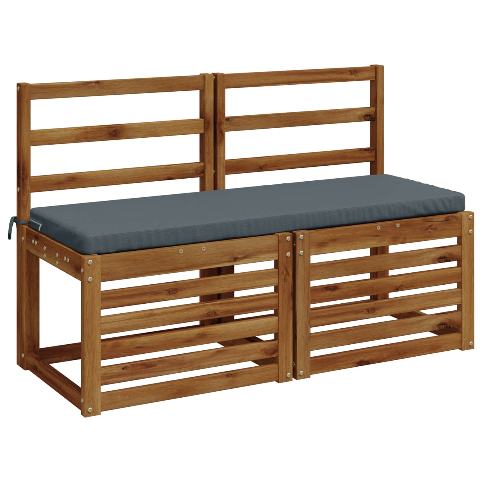 Cuscino per panchina SOEST 100% Poliestere Blu 110 x 40 x 5 cm