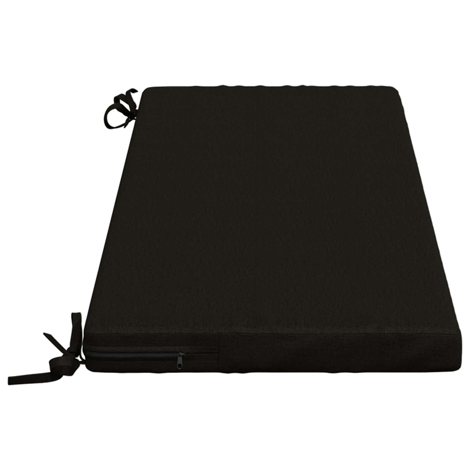 Cuscino per panchina SOEST 100% Poliestere Nero 110 x 40 x 5 cm