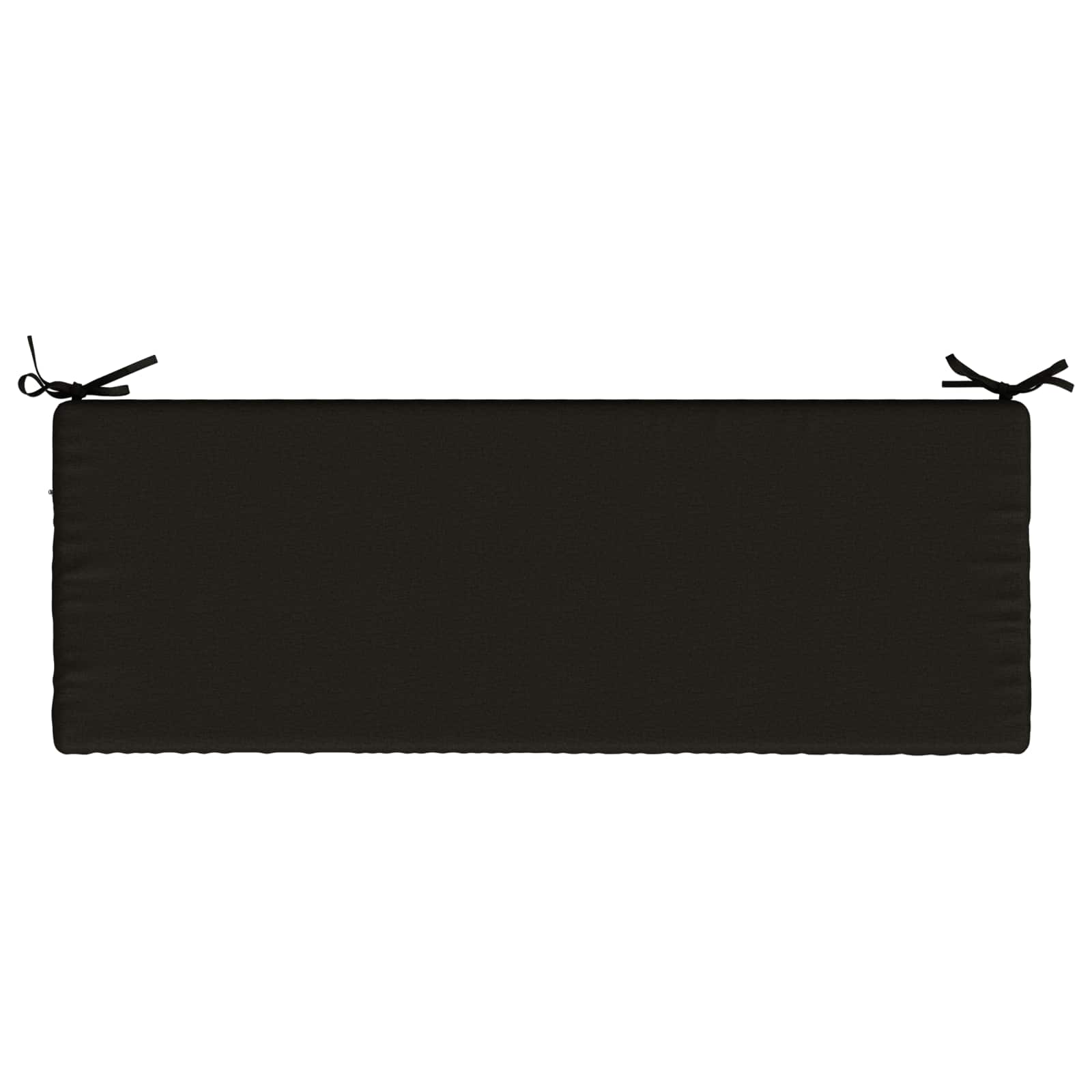 Cuscino per panchina SOEST 100% Poliestere Nero 110 x 40 x 5 cm