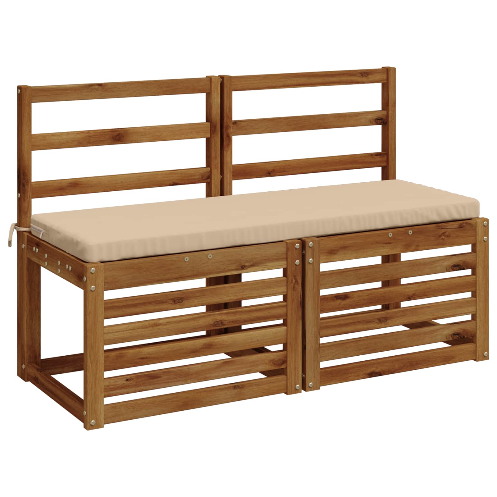 Cuscino per panchina SOEST 100% Poliestere Crema