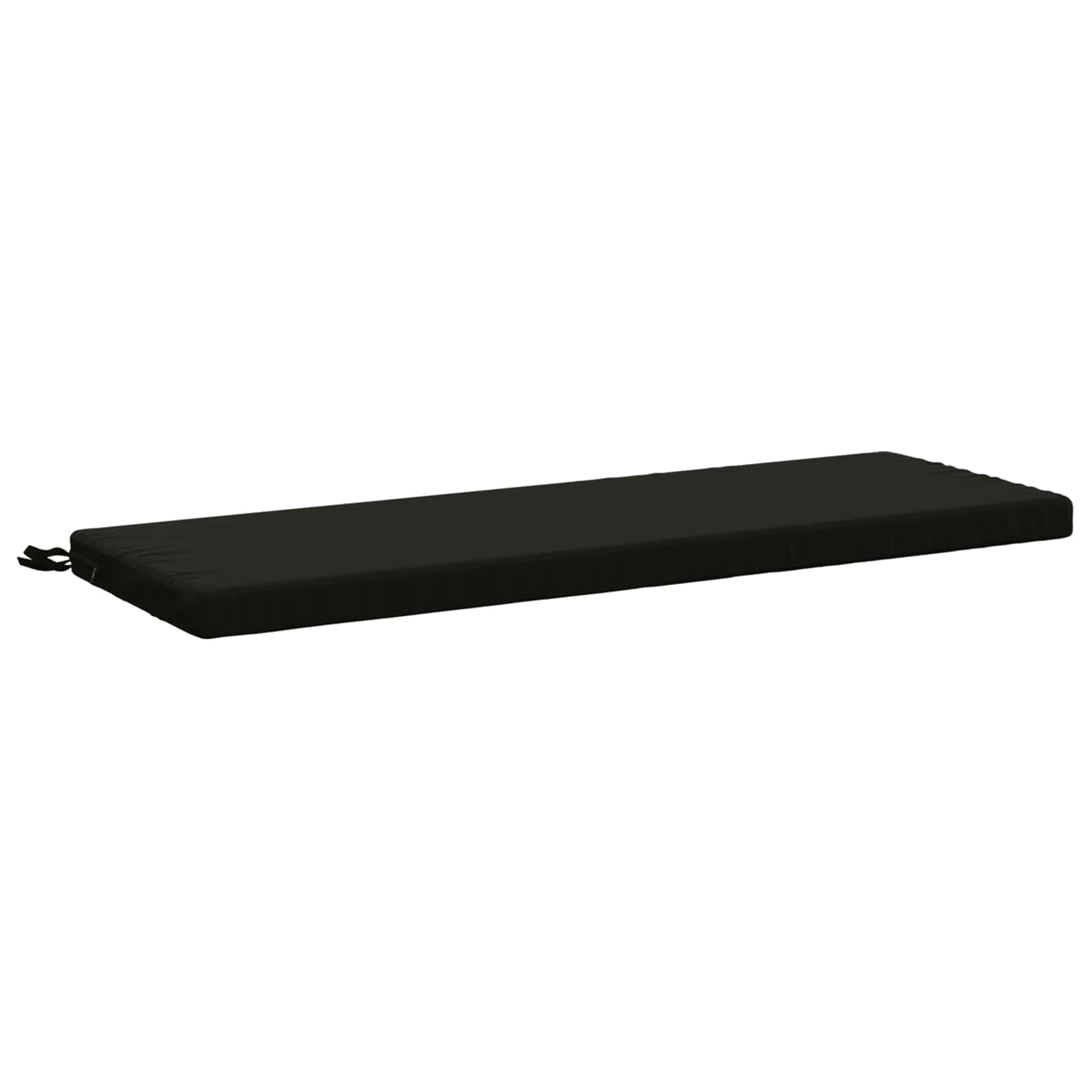 Cuscino per panchina SOEST 100% Poliestere Nero 110 x 40 x 5 cm