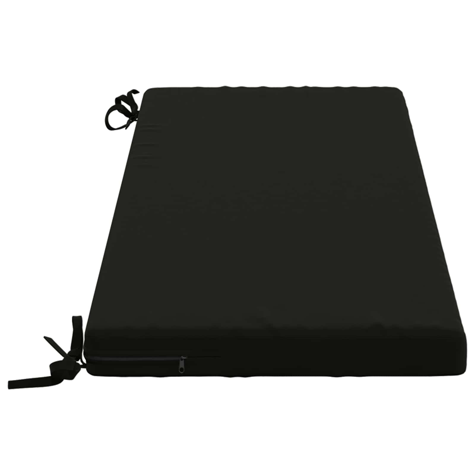 Cuscino per panchina SOEST 100% Poliestere Nero 110 x 40 x 5 cm