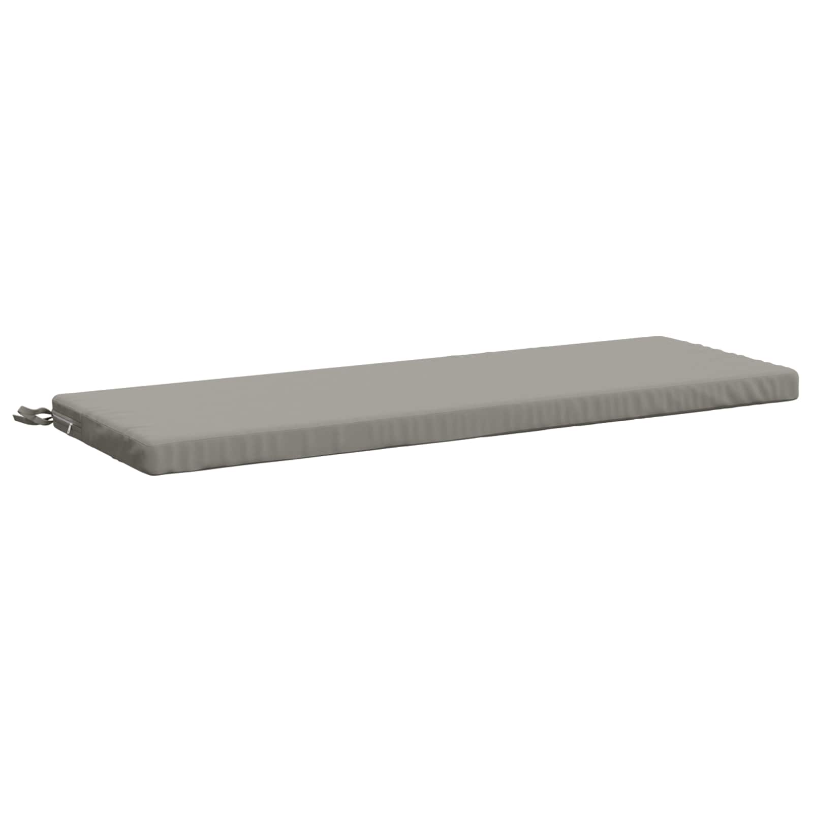 Cuscino per panchina SOEST 100% Poliestere Grigio