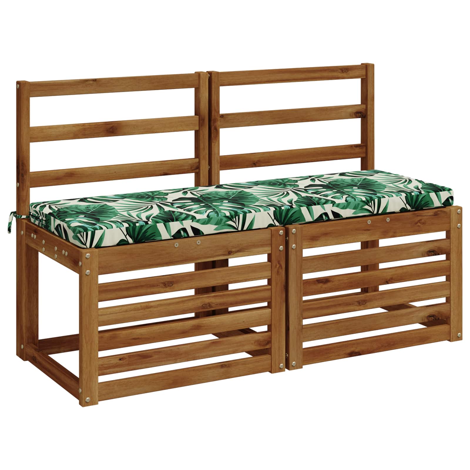 Cuscino per panchina SOEST 100% Poliestere Motivo a Foglie