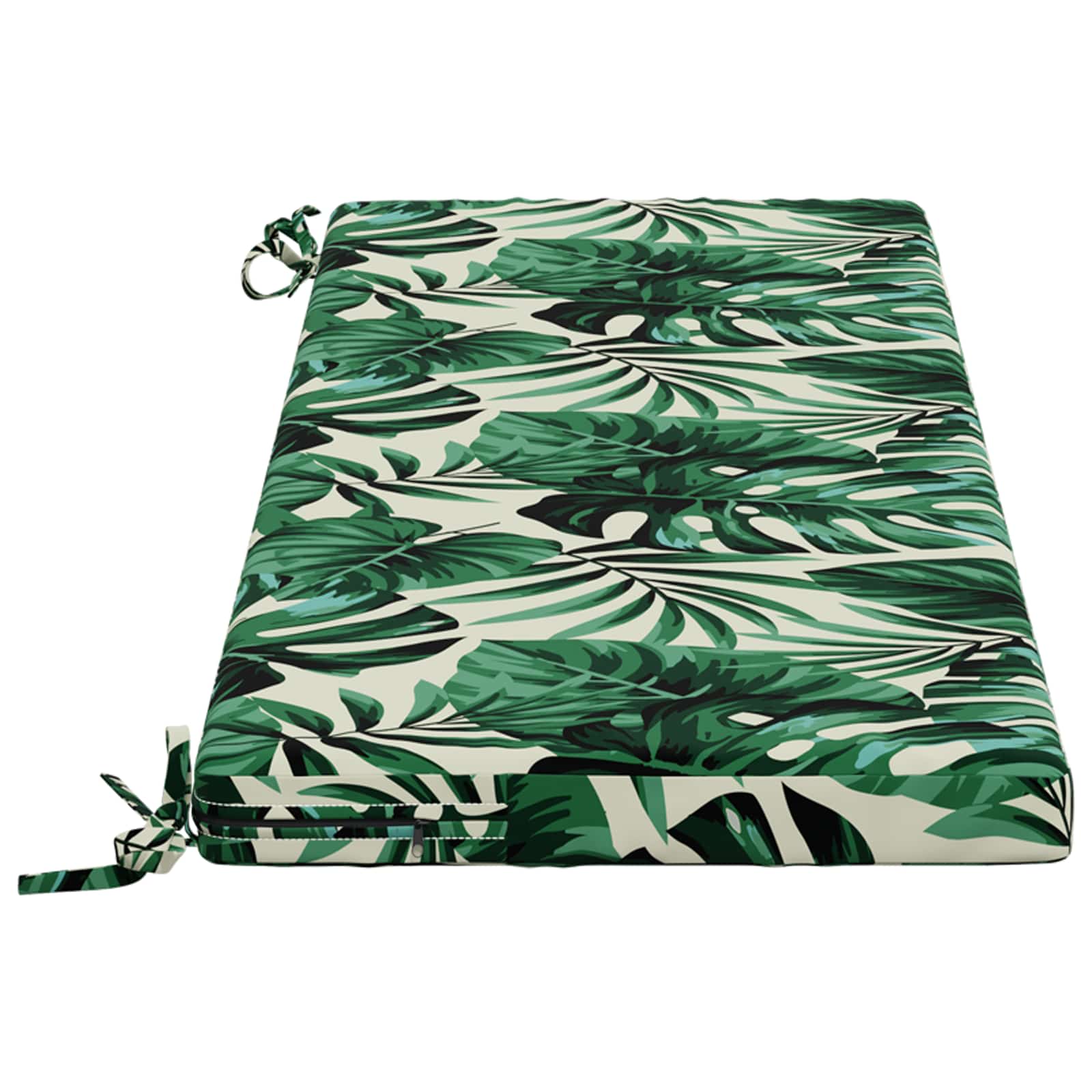 Cuscino per panchina SOEST 100% Poliestere Motivo a Foglie
