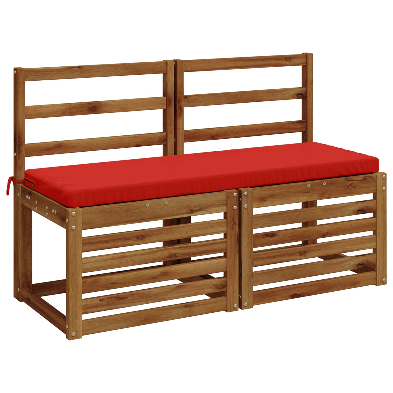 Cuscino per panchina SOEST 100% Poliestere Rosso