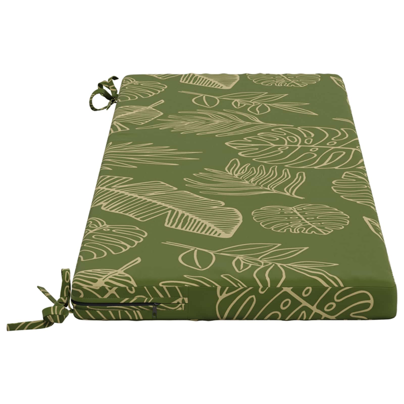 Cuscino per panchina SOEST 100% Poliestere Design a foglia