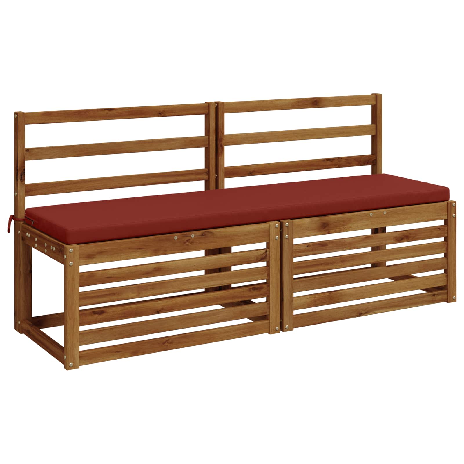 Cuscino per panchina SOEST 100% Poliestere Rosso