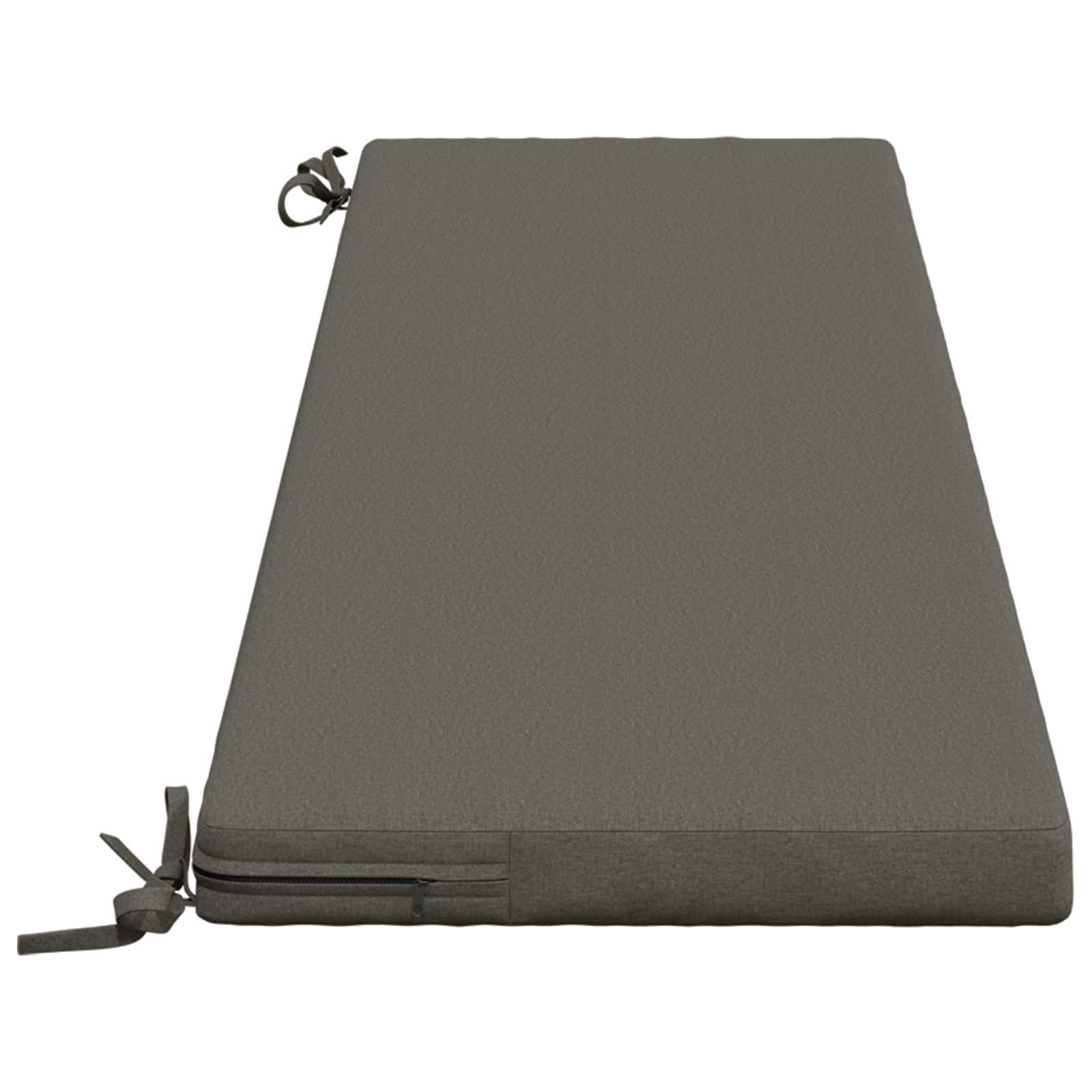 Cuscino per panchina SOEST 100% Poliestere Grigio