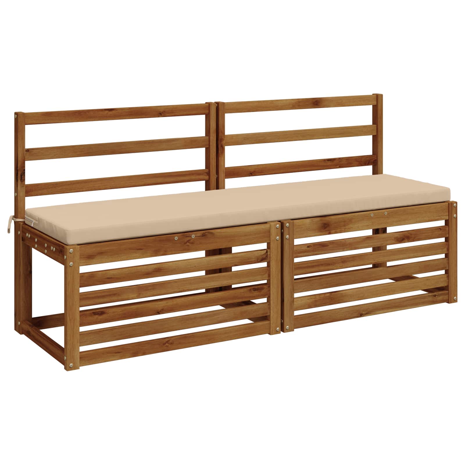 Cuscino per panchina SOEST 100% Poliestere Crema