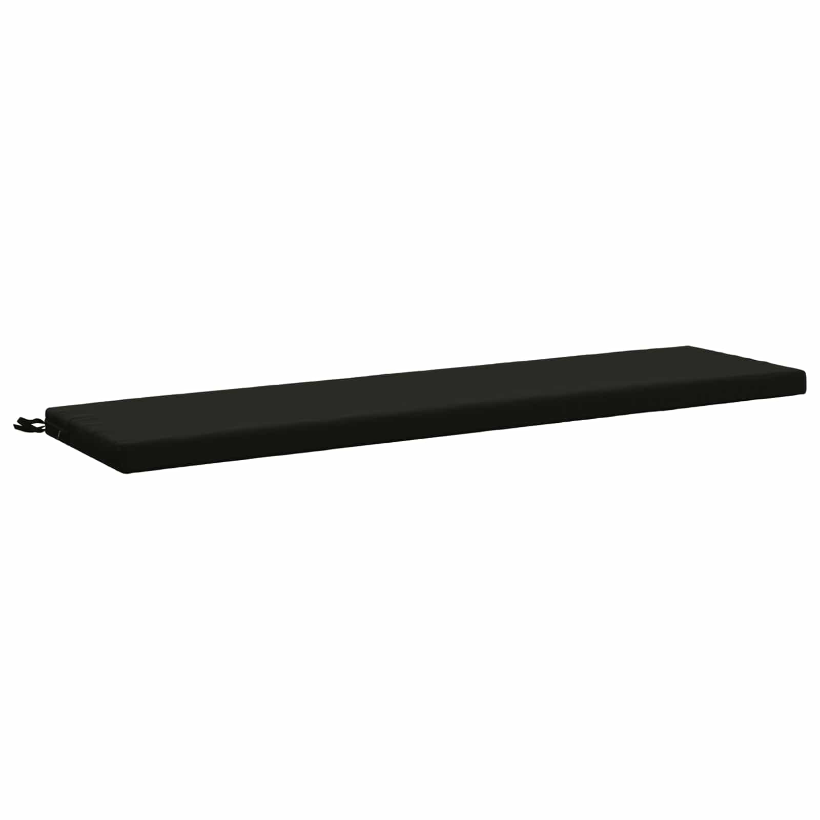 Cuscino per panchina SOEST 100% Poliestere Nero 140 x 40 x 5 cm
