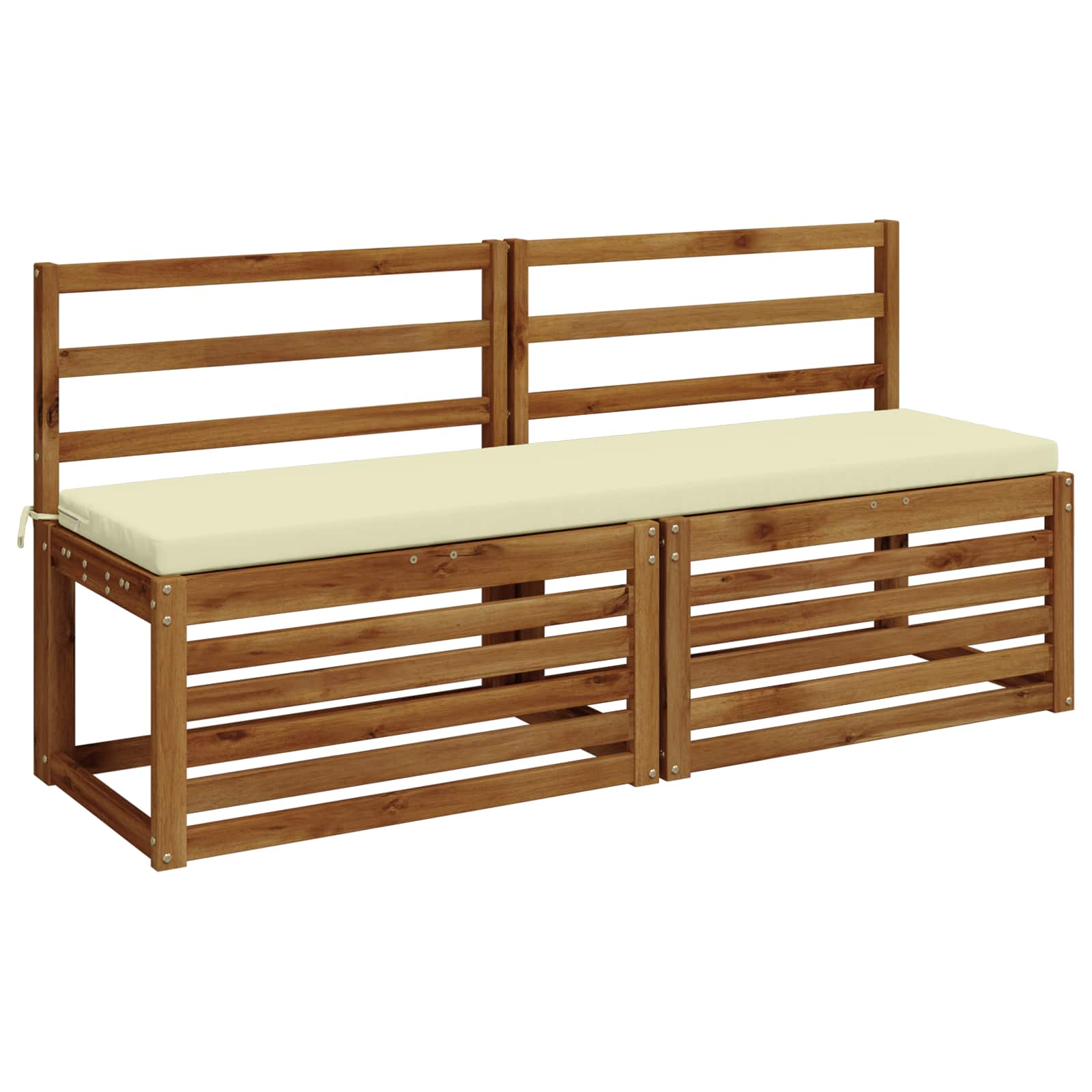 Cuscino per panchina SOEST 100% Poliestere Crema