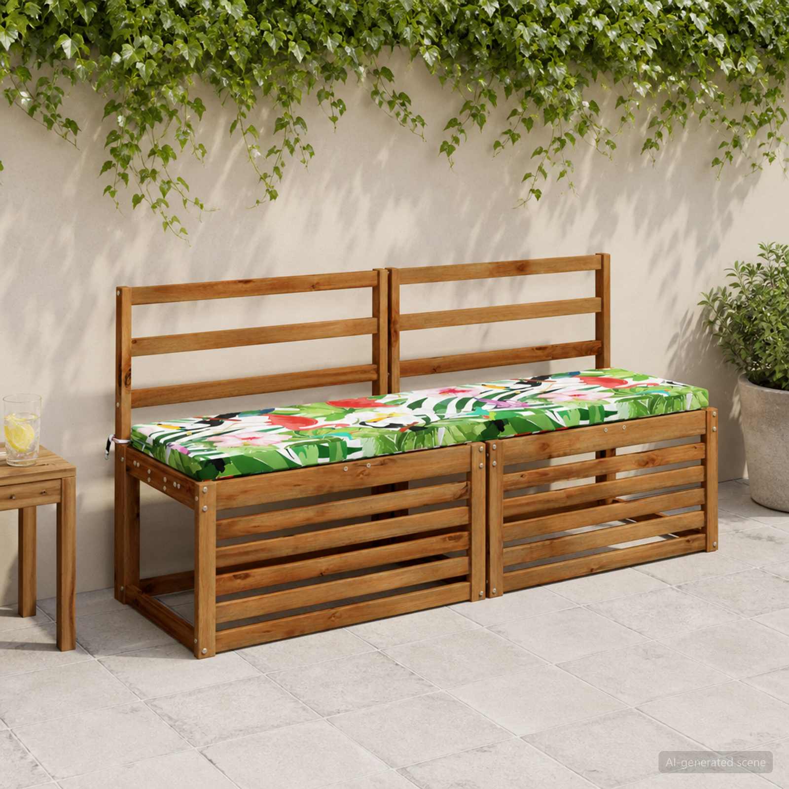 Cuscino per panchina SOEST 100% Poliestere Multicolore