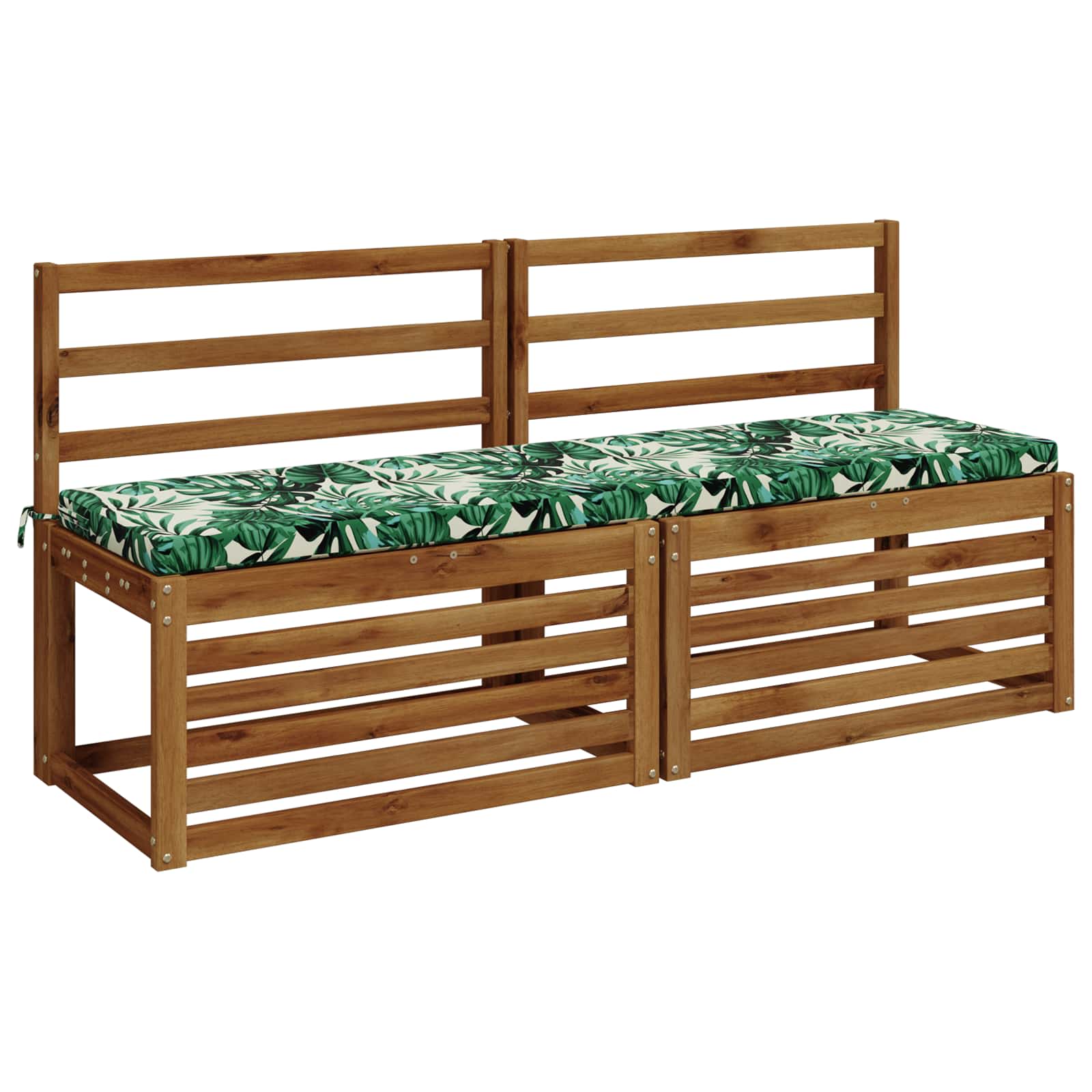 Cuscino per panchina SOEST 100% Poliestere Motivo a Foglie