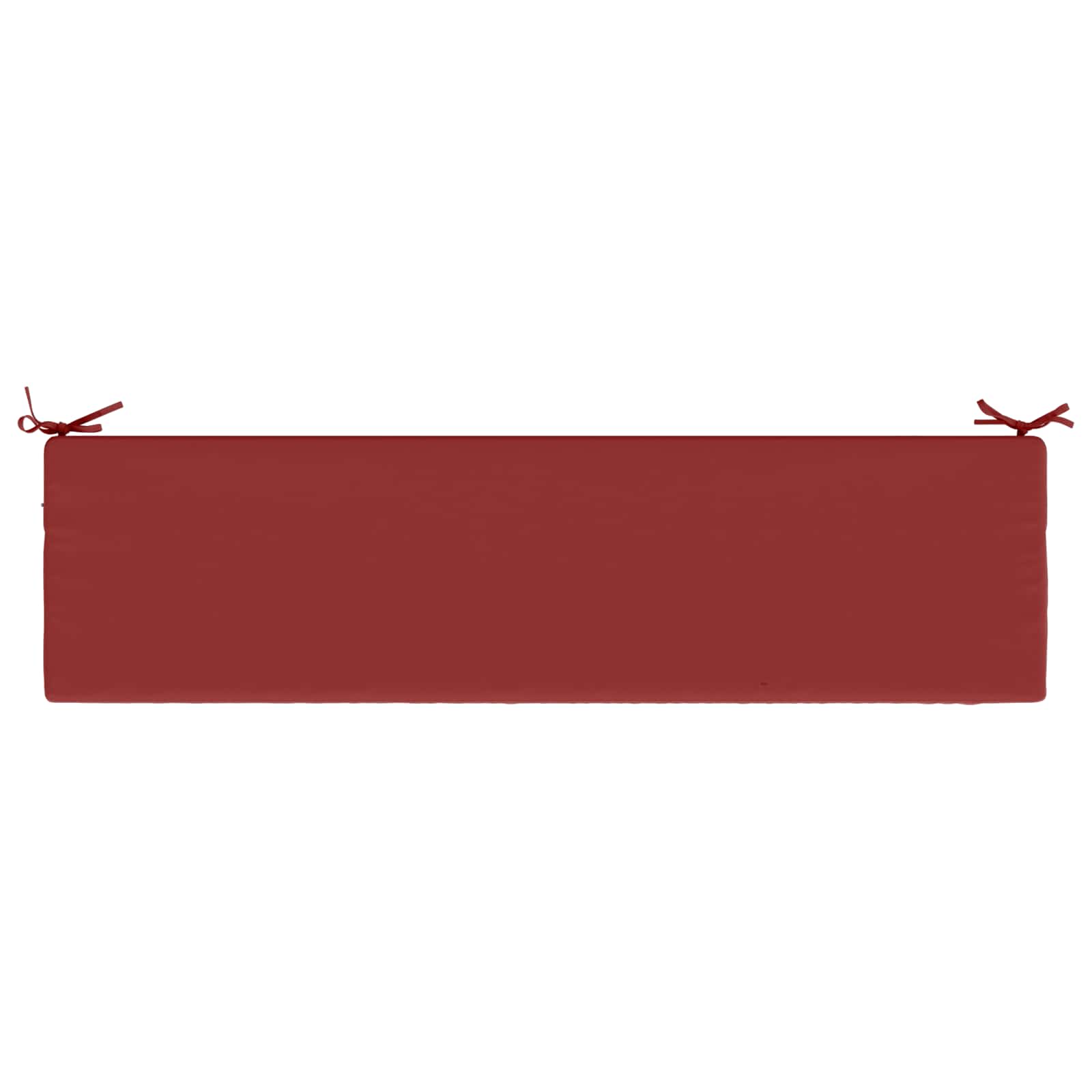 Cuscino per panchina SOEST 100% Poliestere Rosso Vino