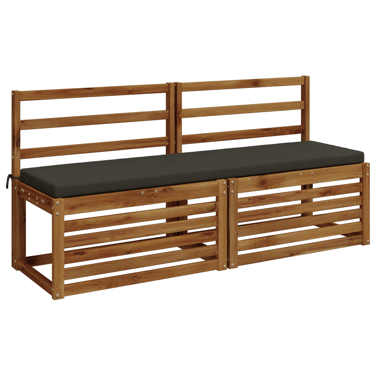 Cuscino per panchina SOEST 100% Poliestere Antracite