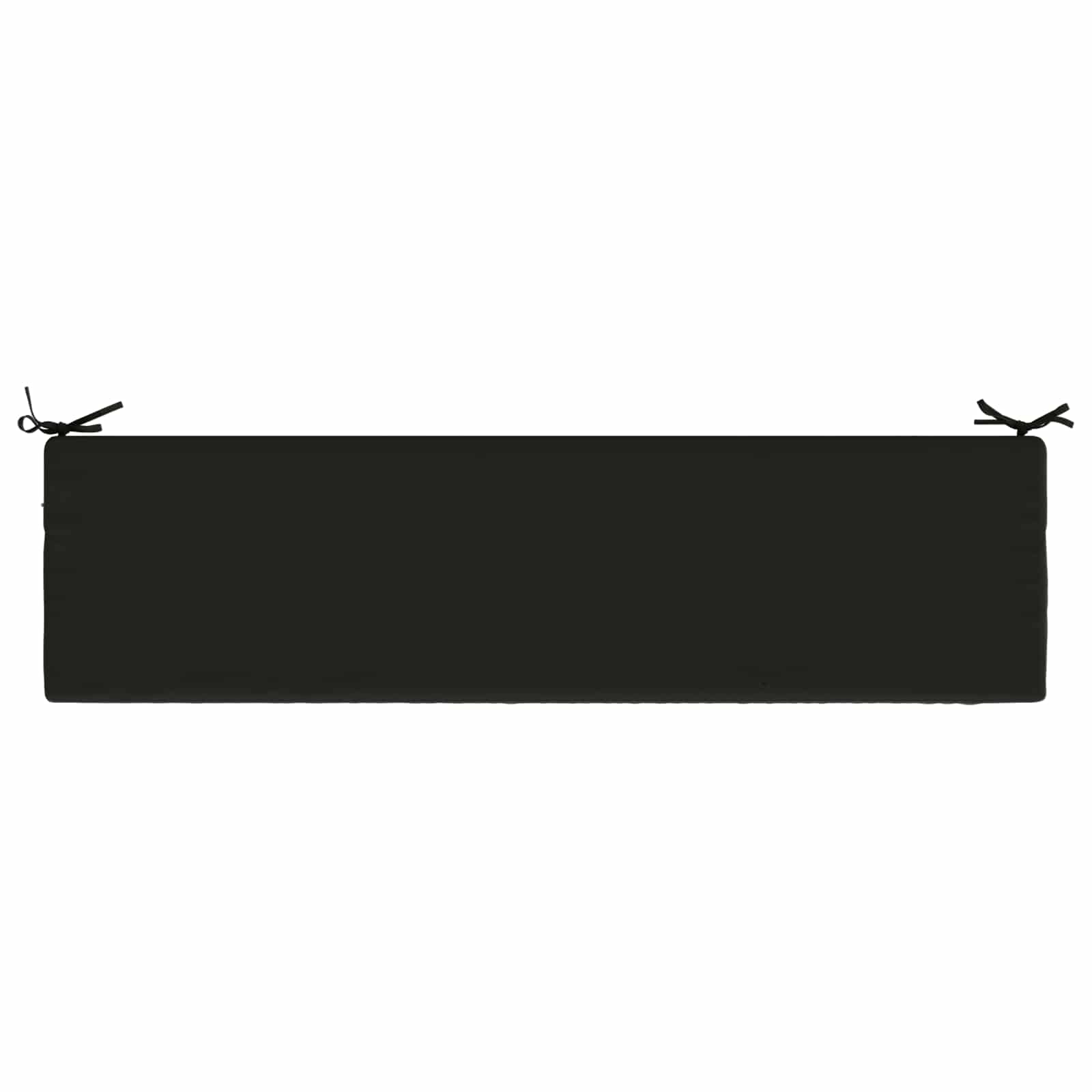 Cuscino per panchina SOEST 100% Poliestere Nero 150 x 40 x 5 cm