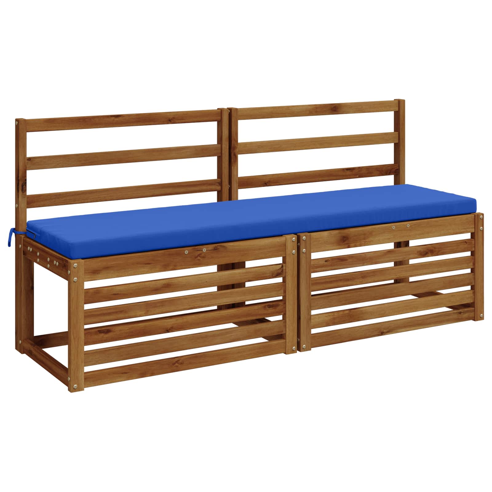 Cuscino per panchina SOEST 100% Poliestere Blu Reale