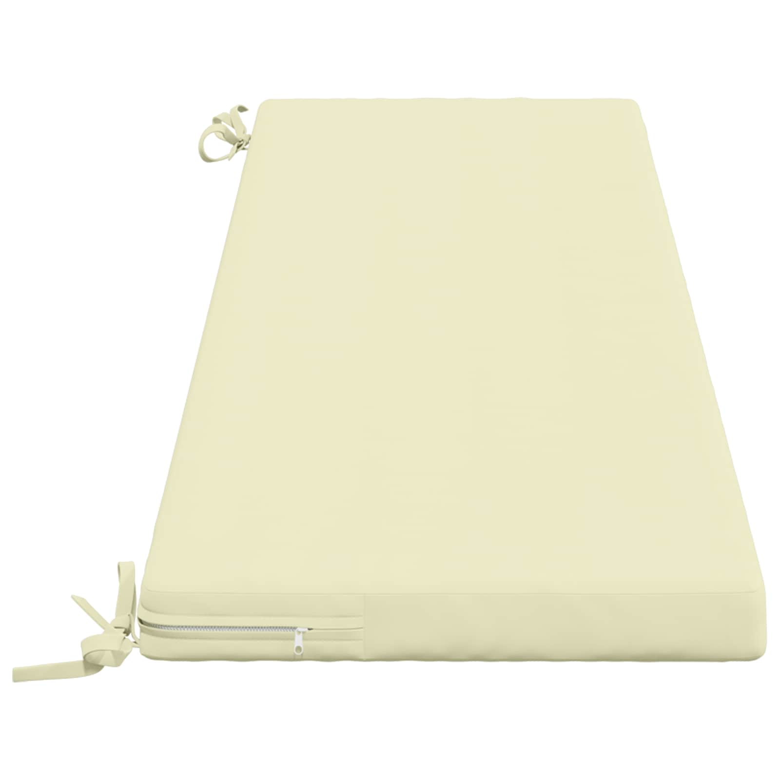 Cuscino per panchina SOEST 100% Poliestere Crema