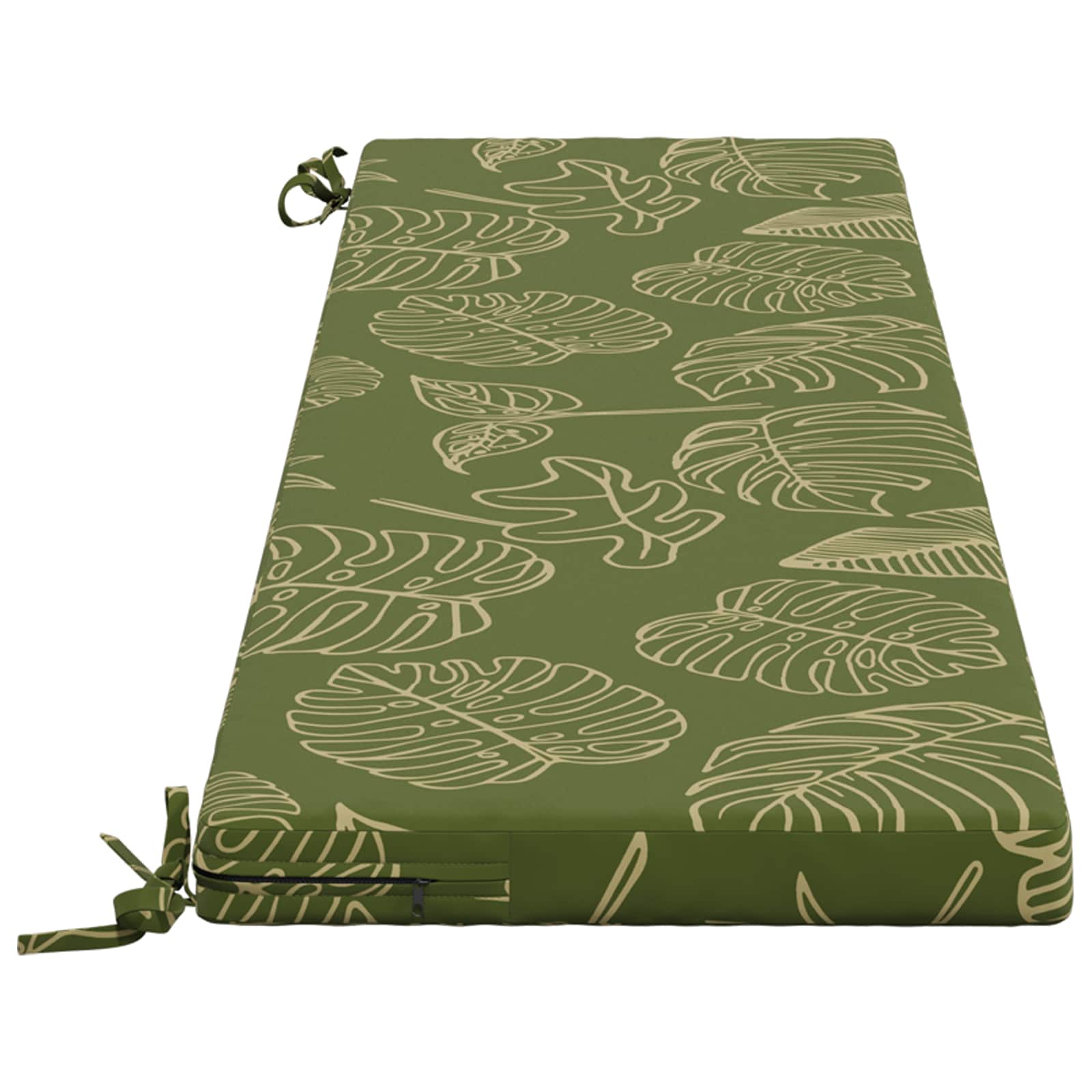 Cuscino per panchina SOEST 100% Poliestere Design a foglia