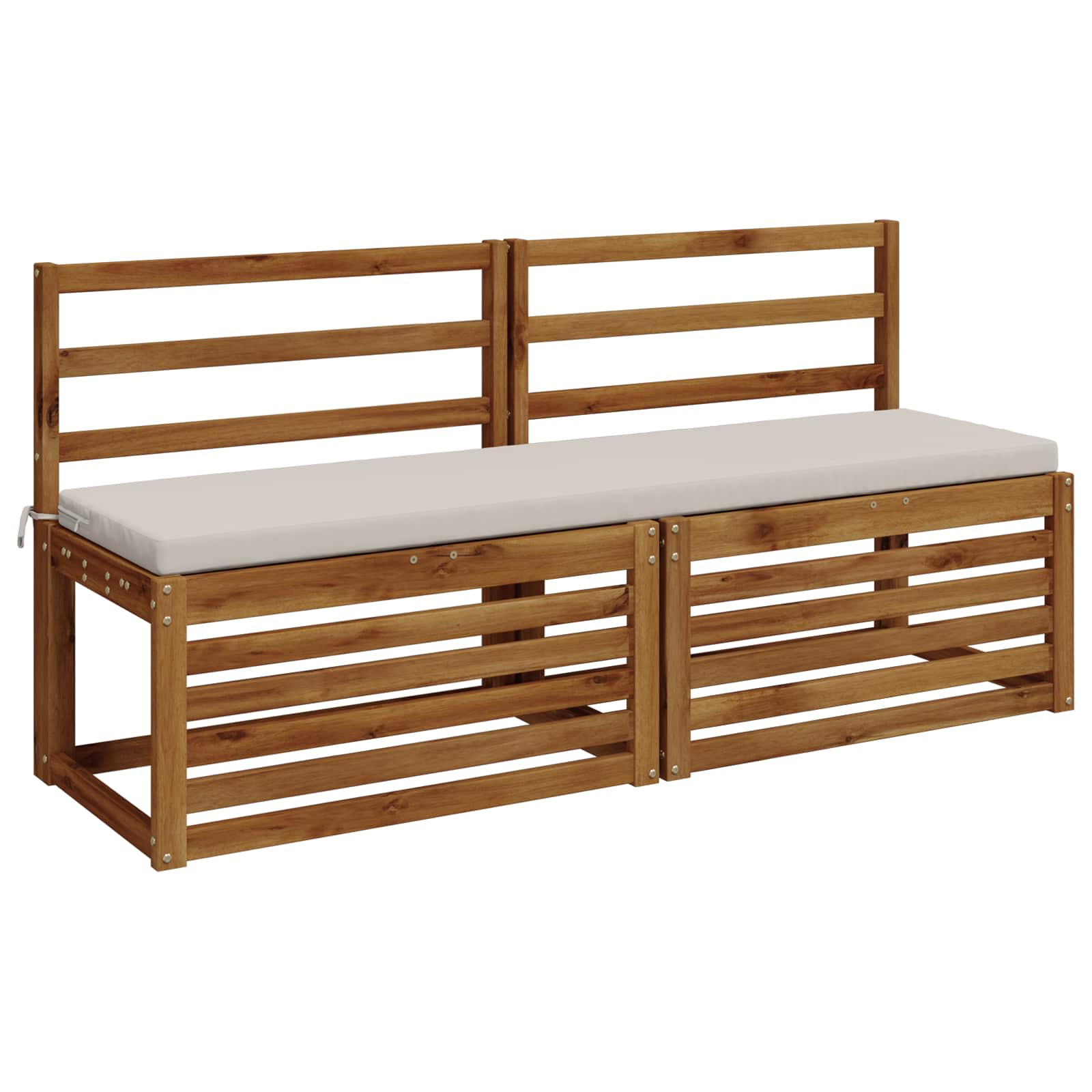 Cuscino per panchina SOEST 100% Poliestere Bianco